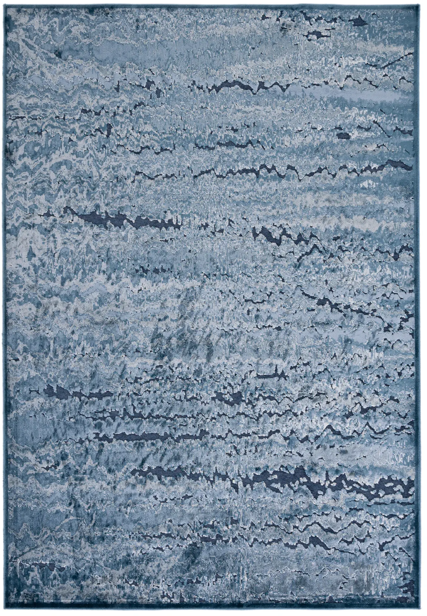 Paradise Distressed Ripple Viscose Rug