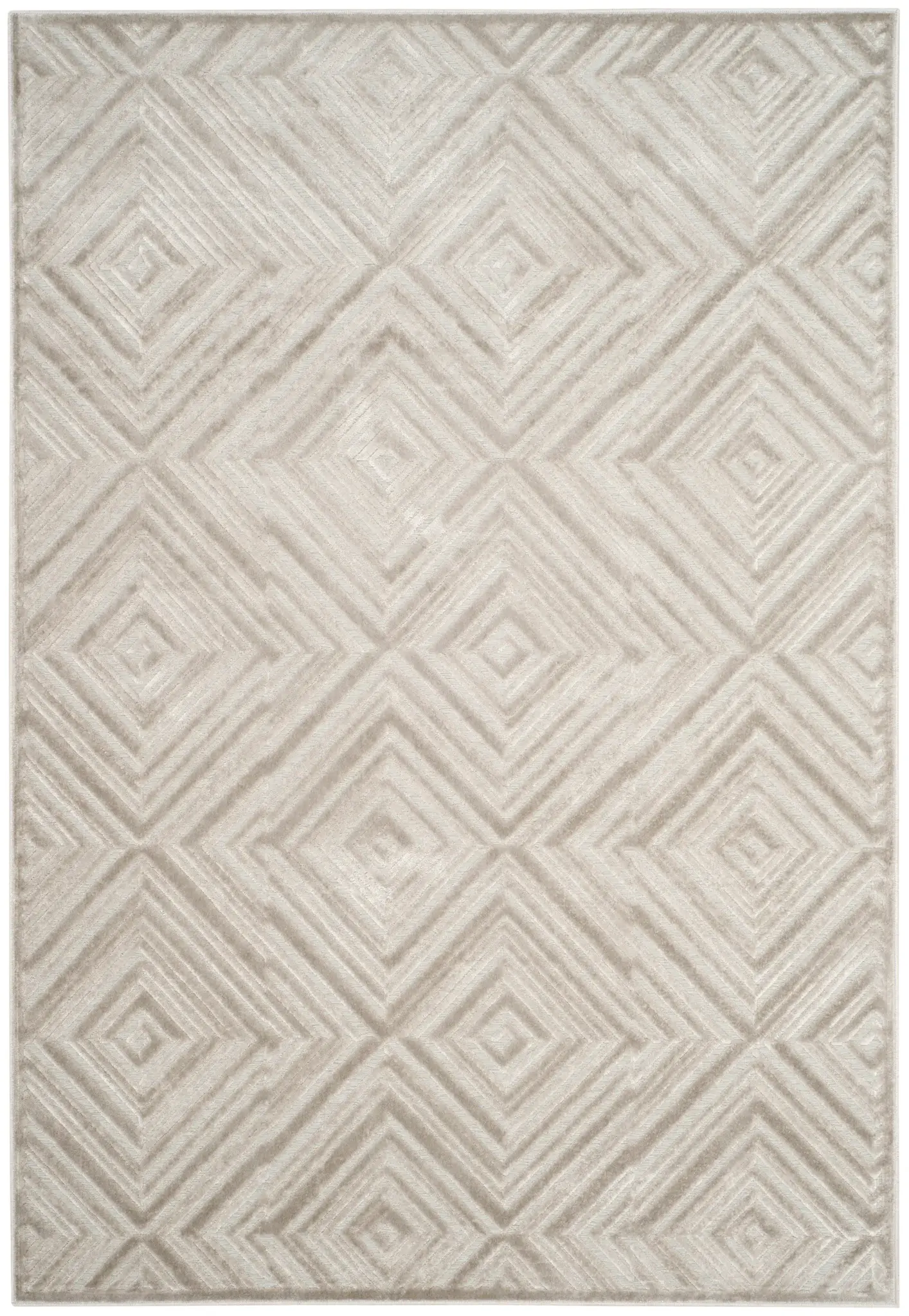 Paradise Martha Stewart Concentric Diamond Viscose Rug