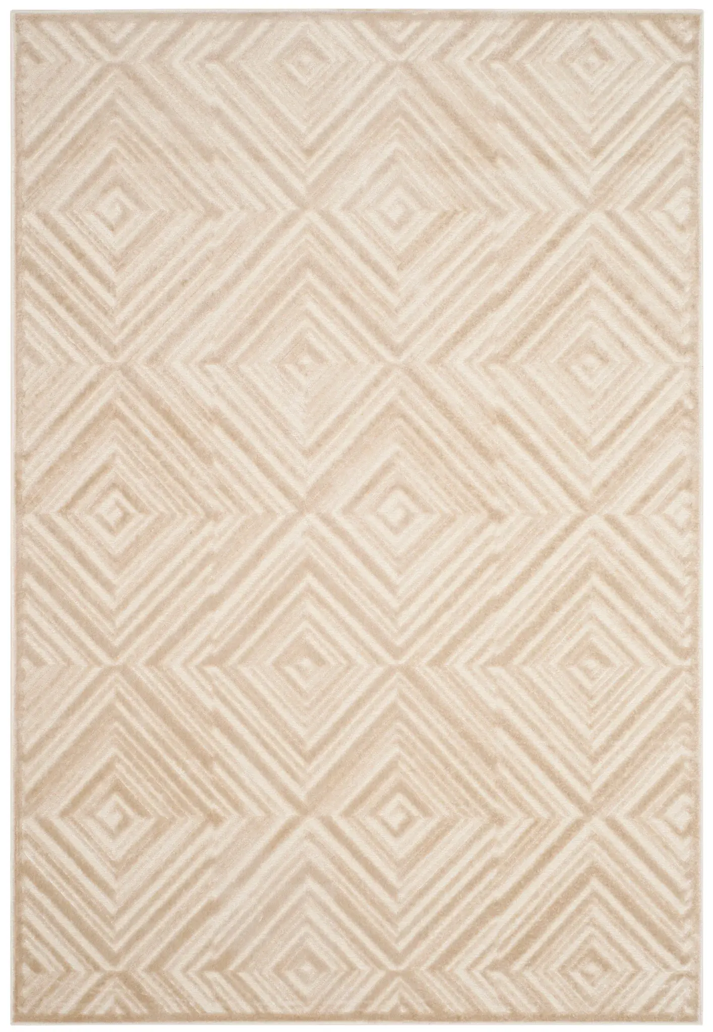 Paradise Martha Stewart Concentric Diamond Viscose Rug