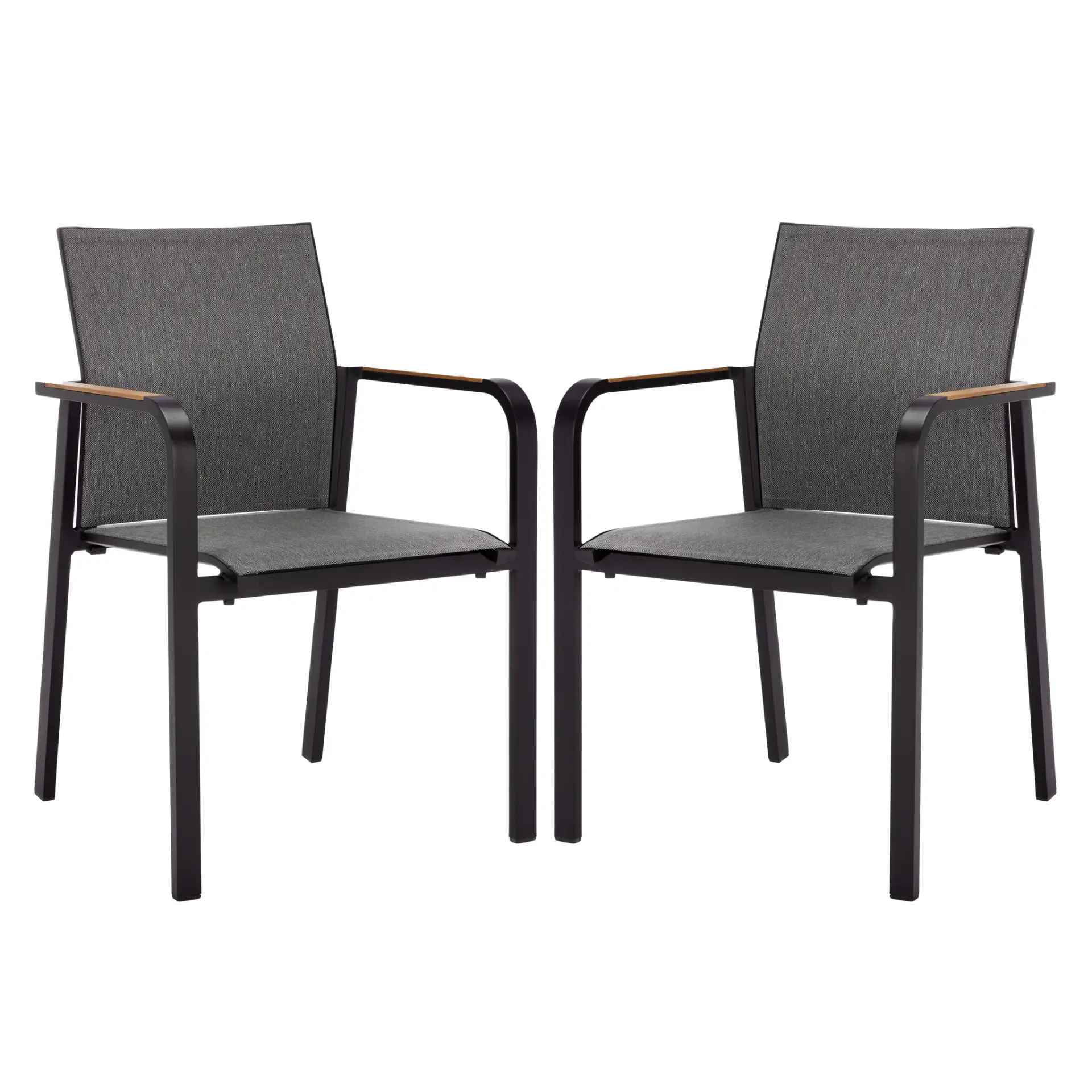 Dexter Armchair With Teak (Set Of 2)