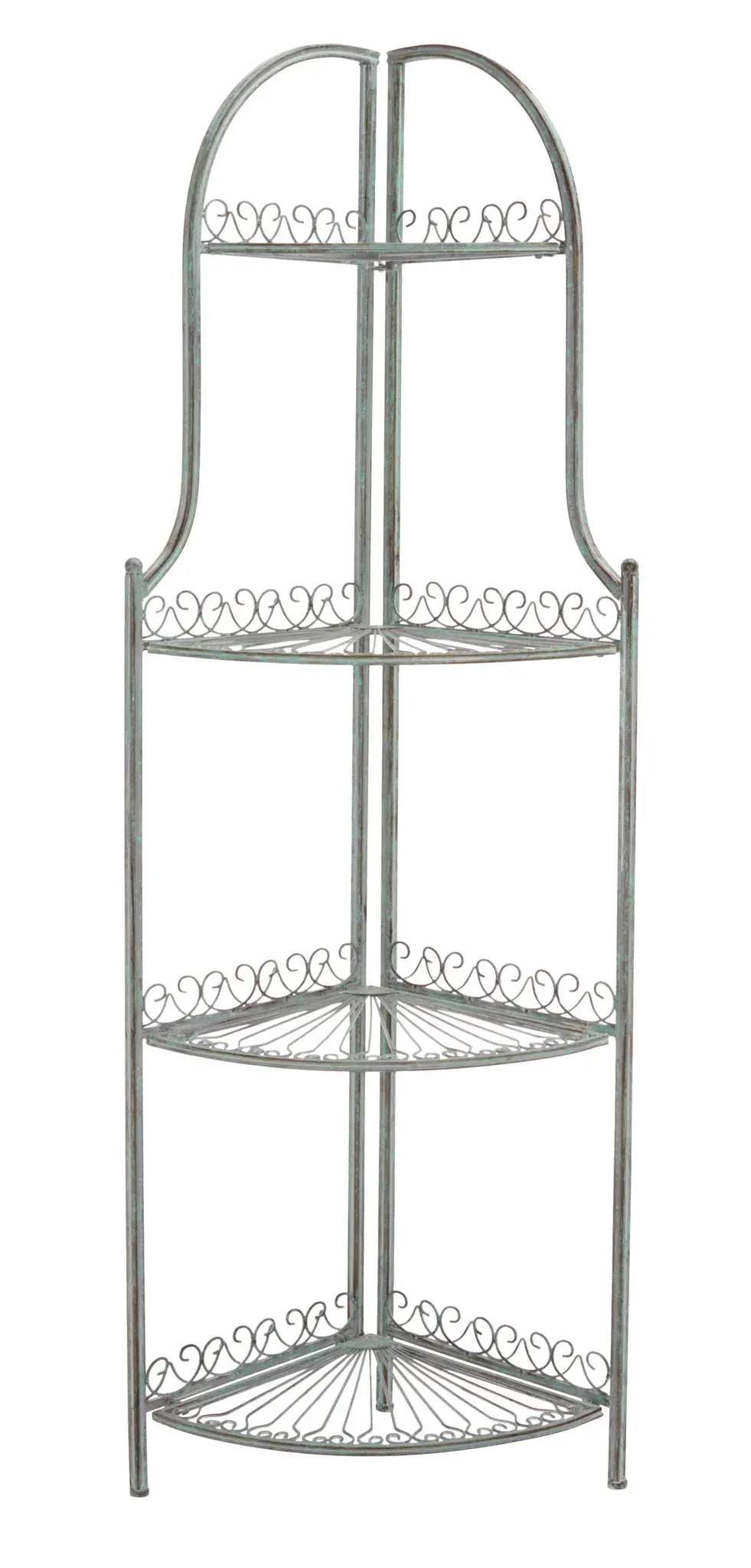 Abarrane Four-Tier Corner Shelf