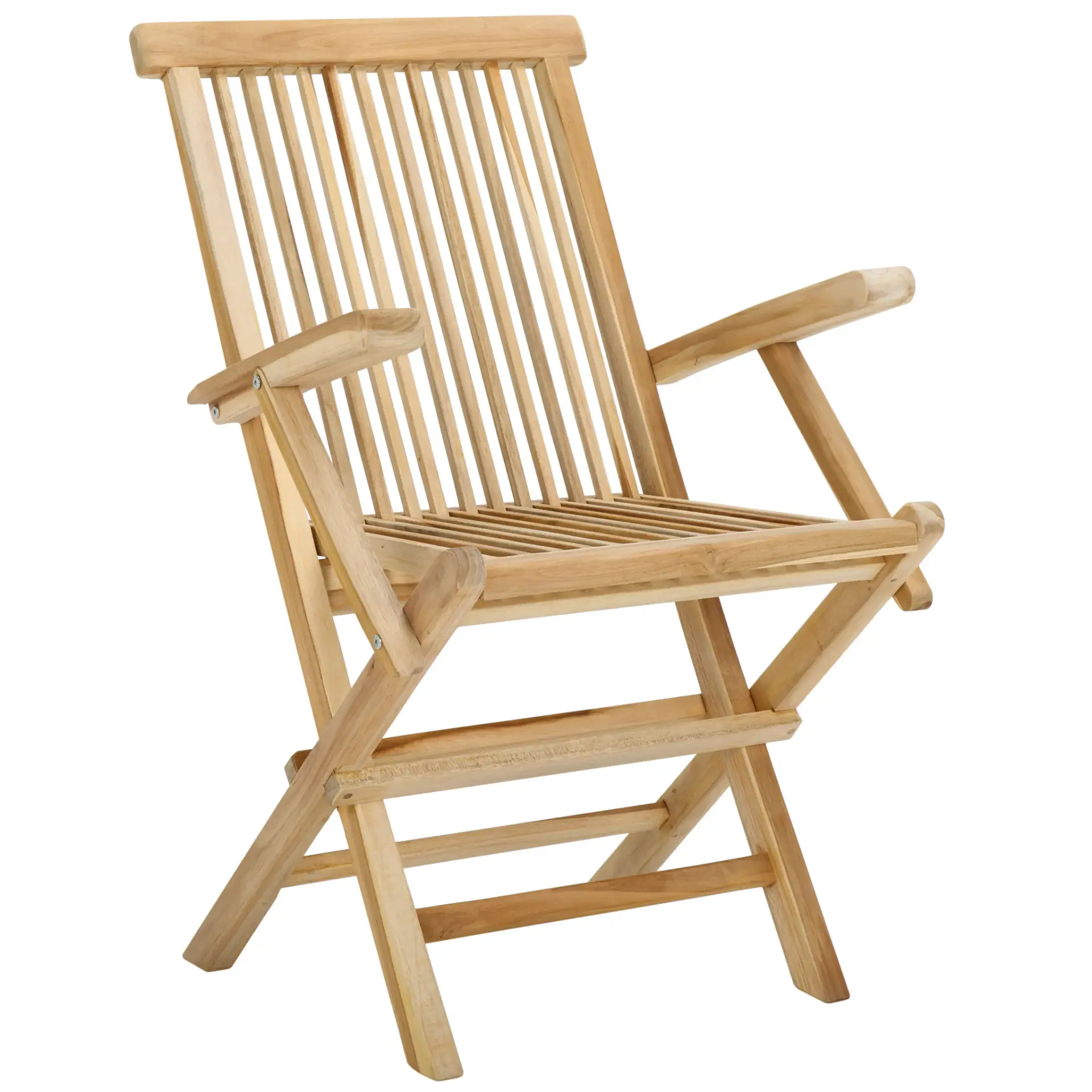 Marcus Teak Folding Arm Chair (Set of 2)