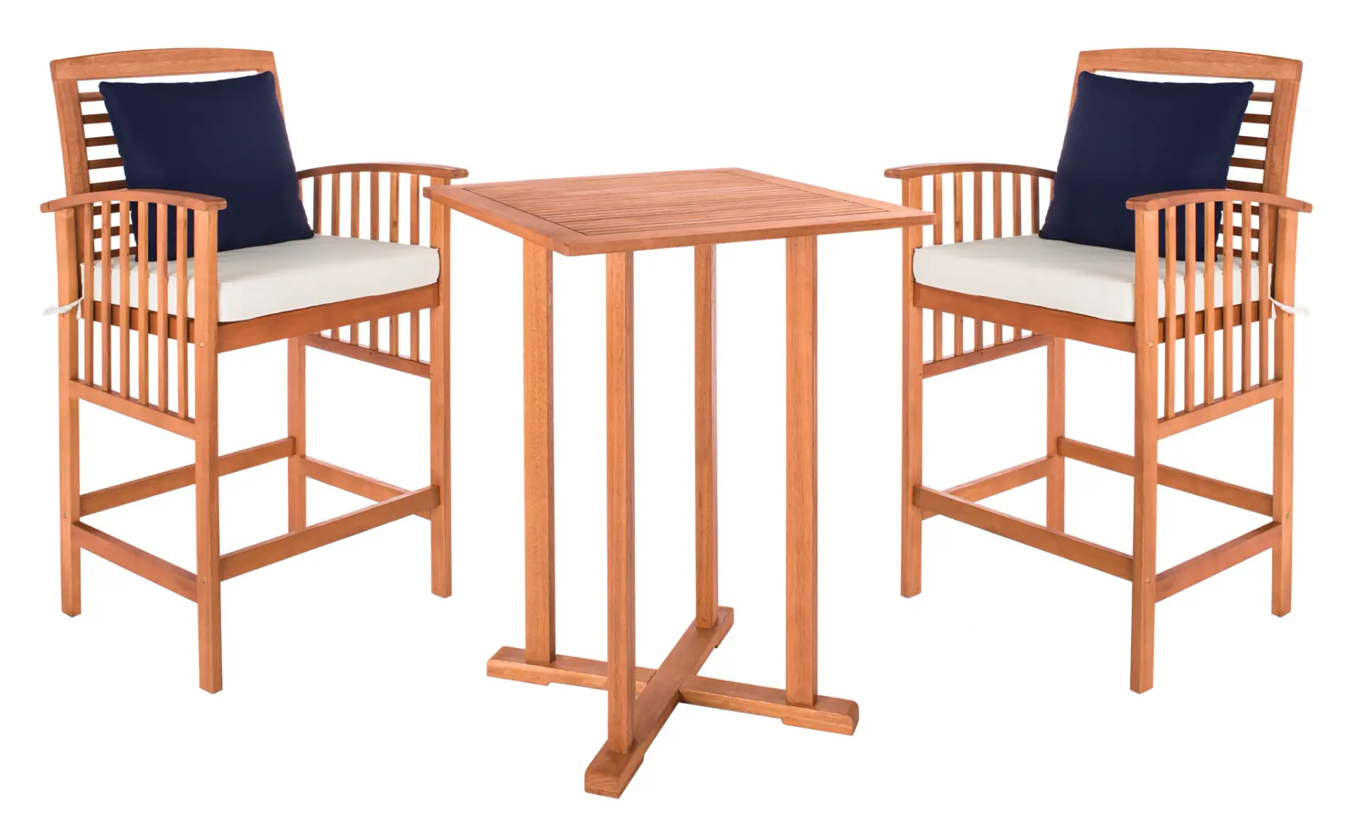 Pate Three-Piece Bar Height Bistro Set