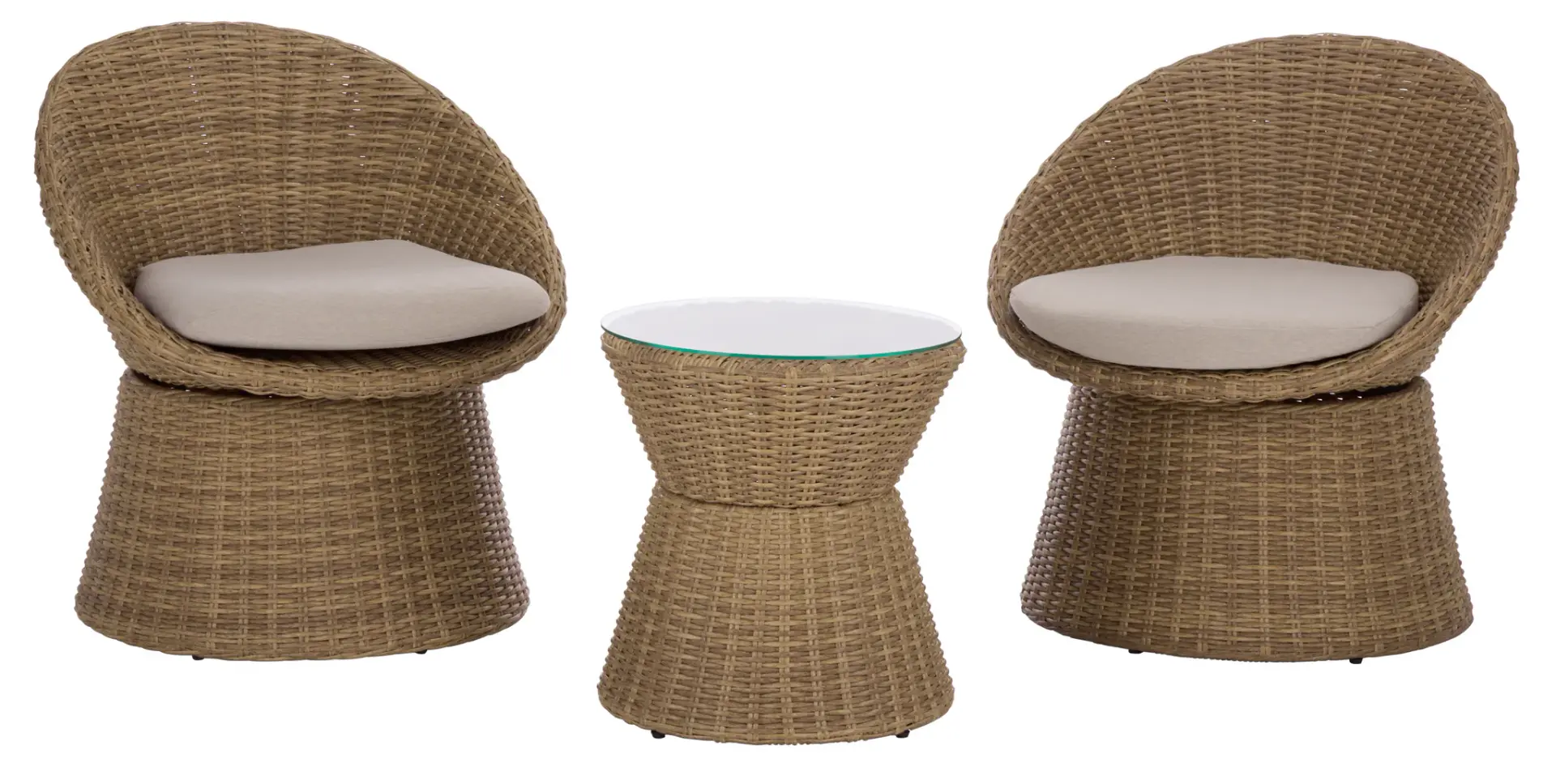Drew Three-Piece Swivel Bistro Set