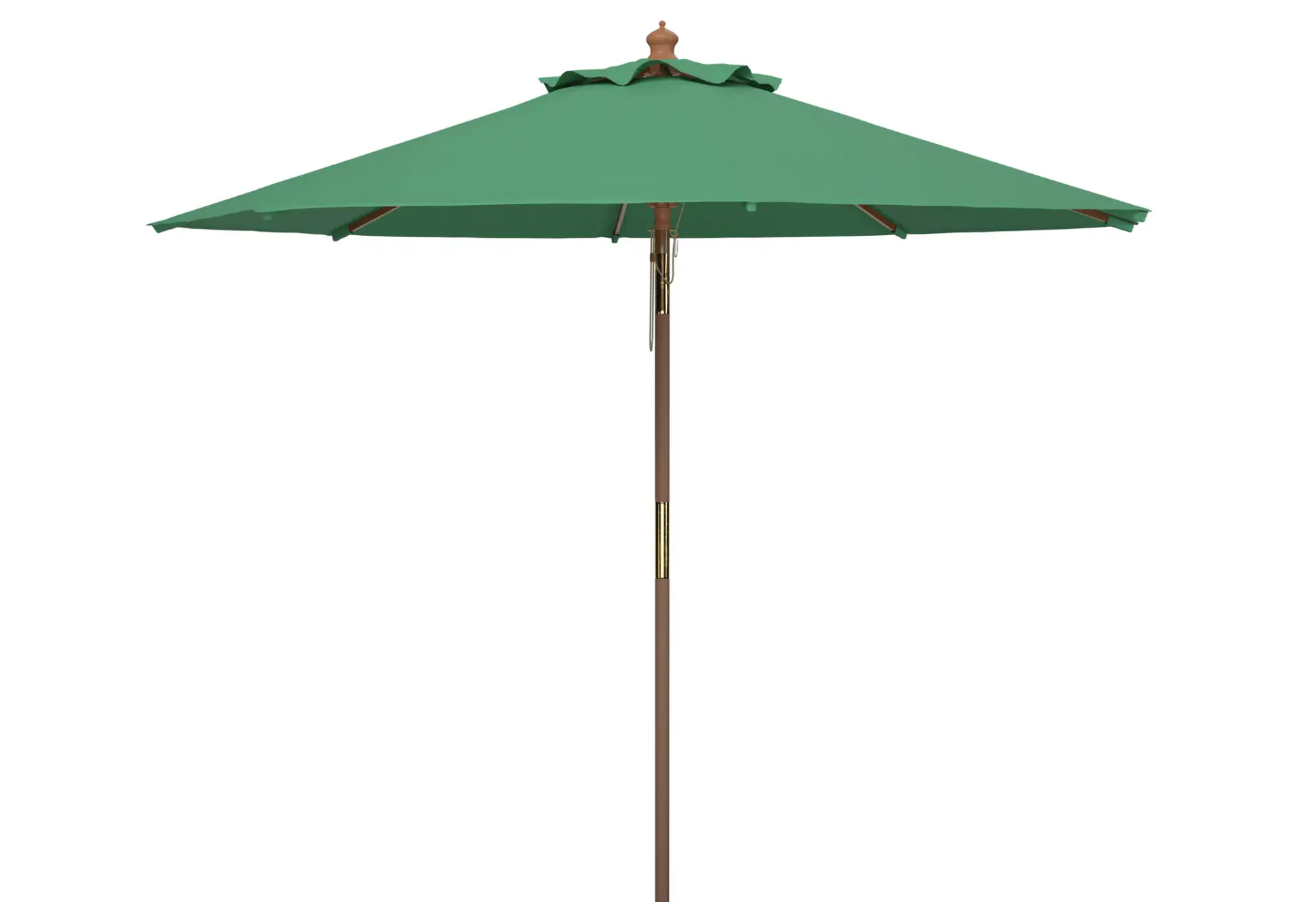 Cannes 9-Foot Wood Crank Umbrella