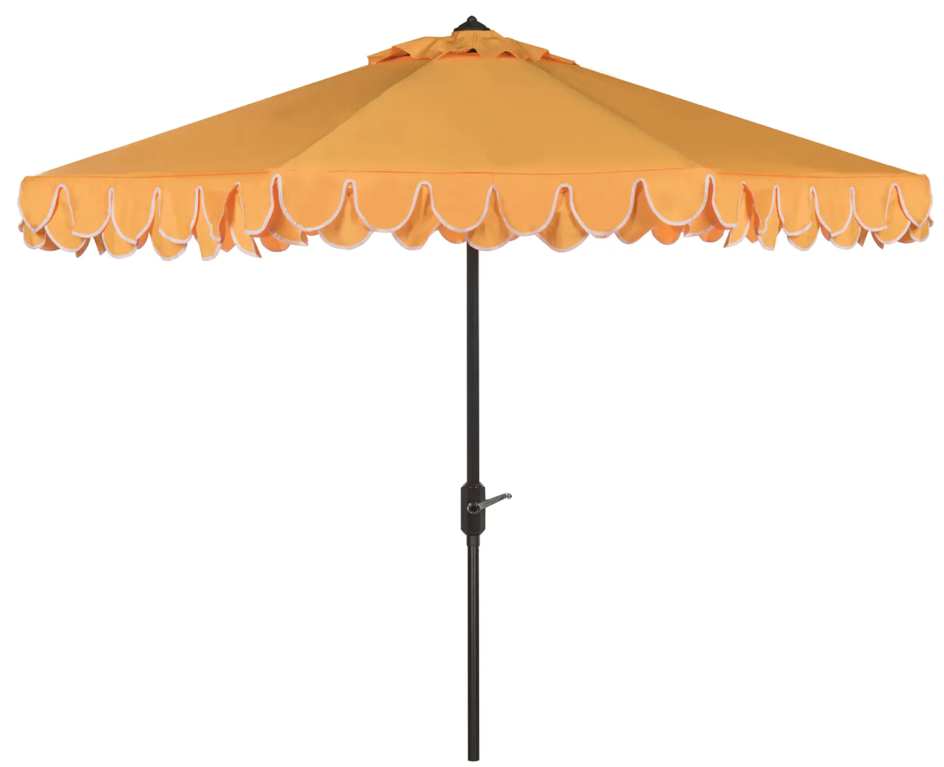 Valance 11-Foot Round Crank Umbrella