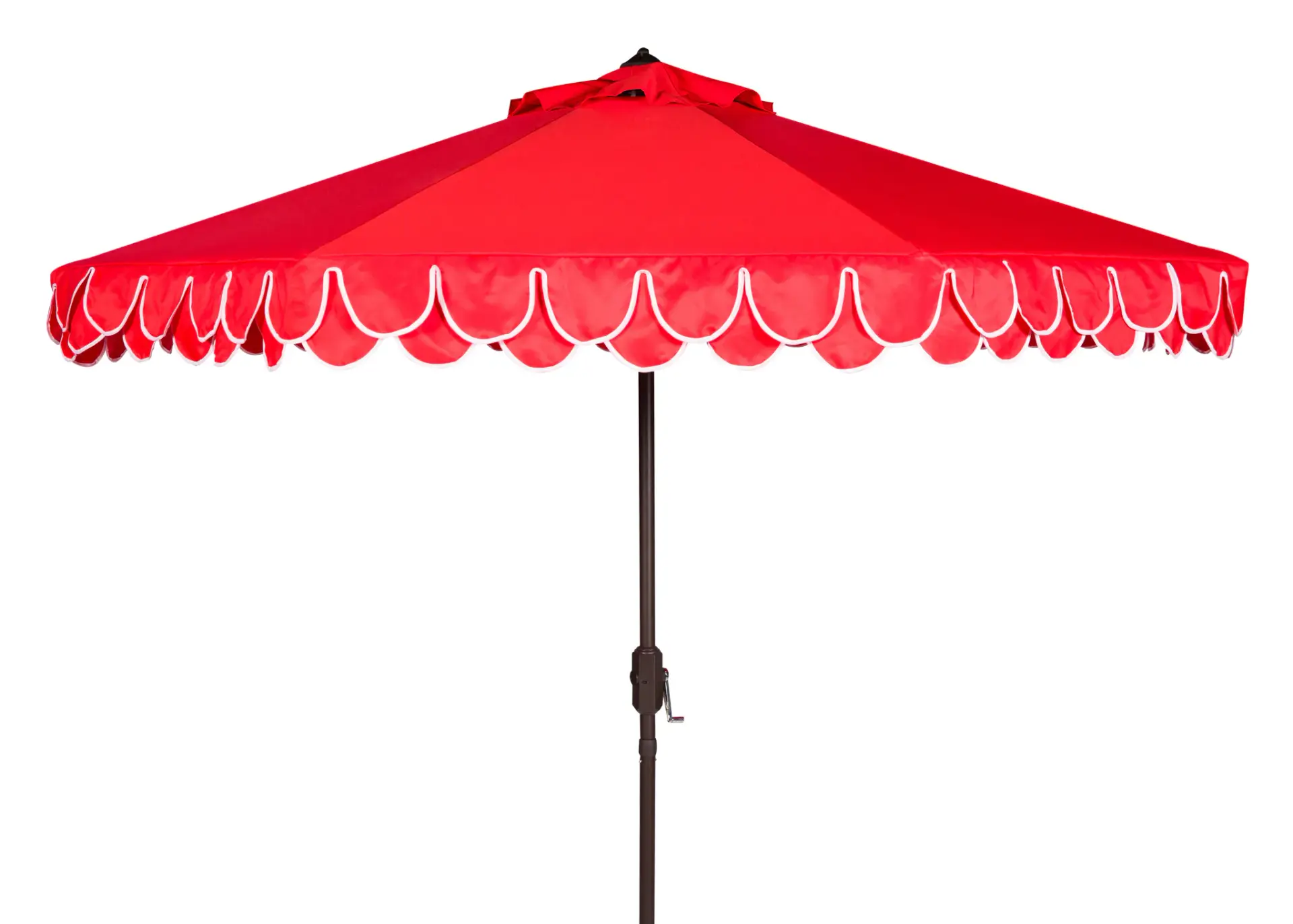 Valance 11-Foot Round Crank Umbrella