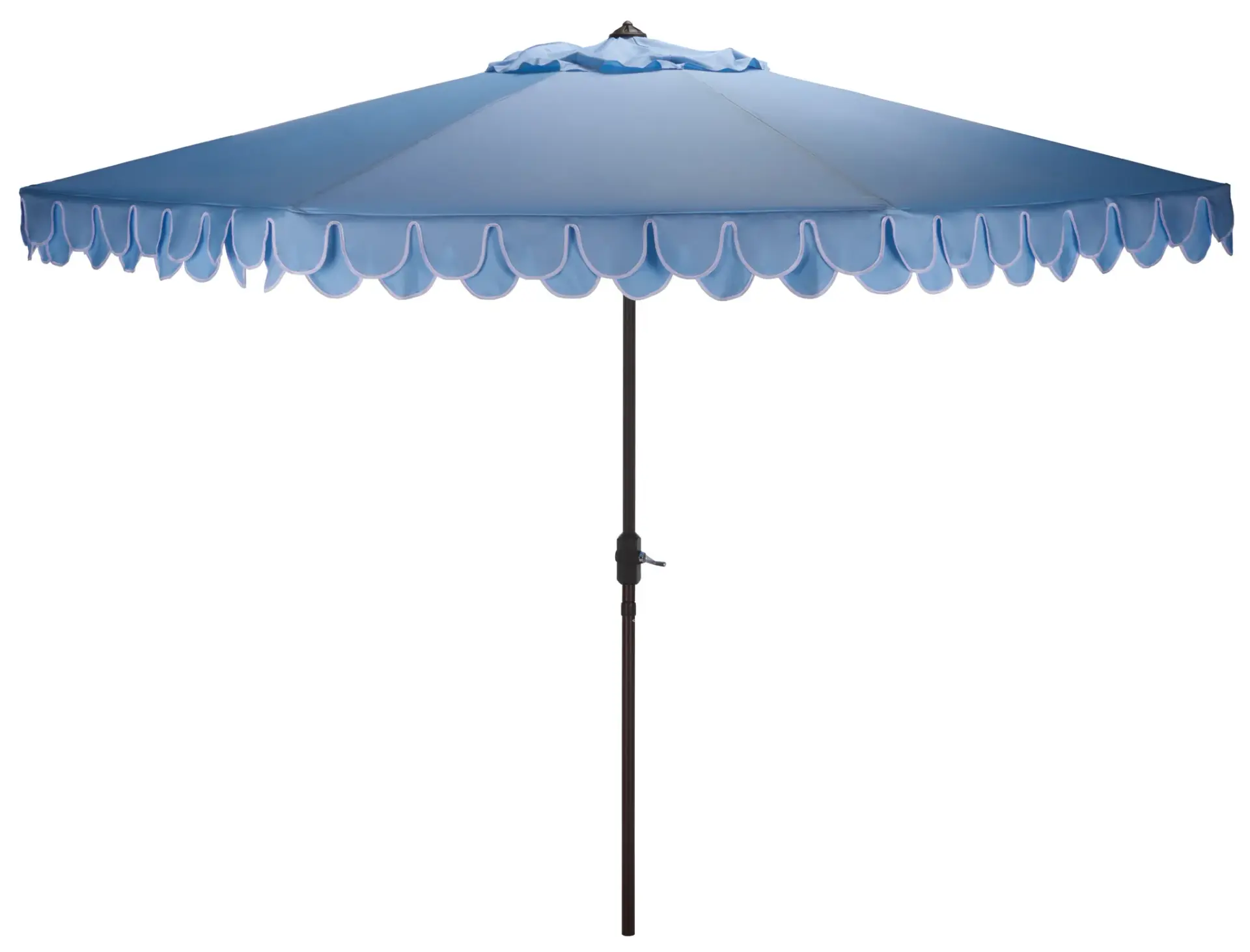 Valance 11-Foot Round Crank Umbrella