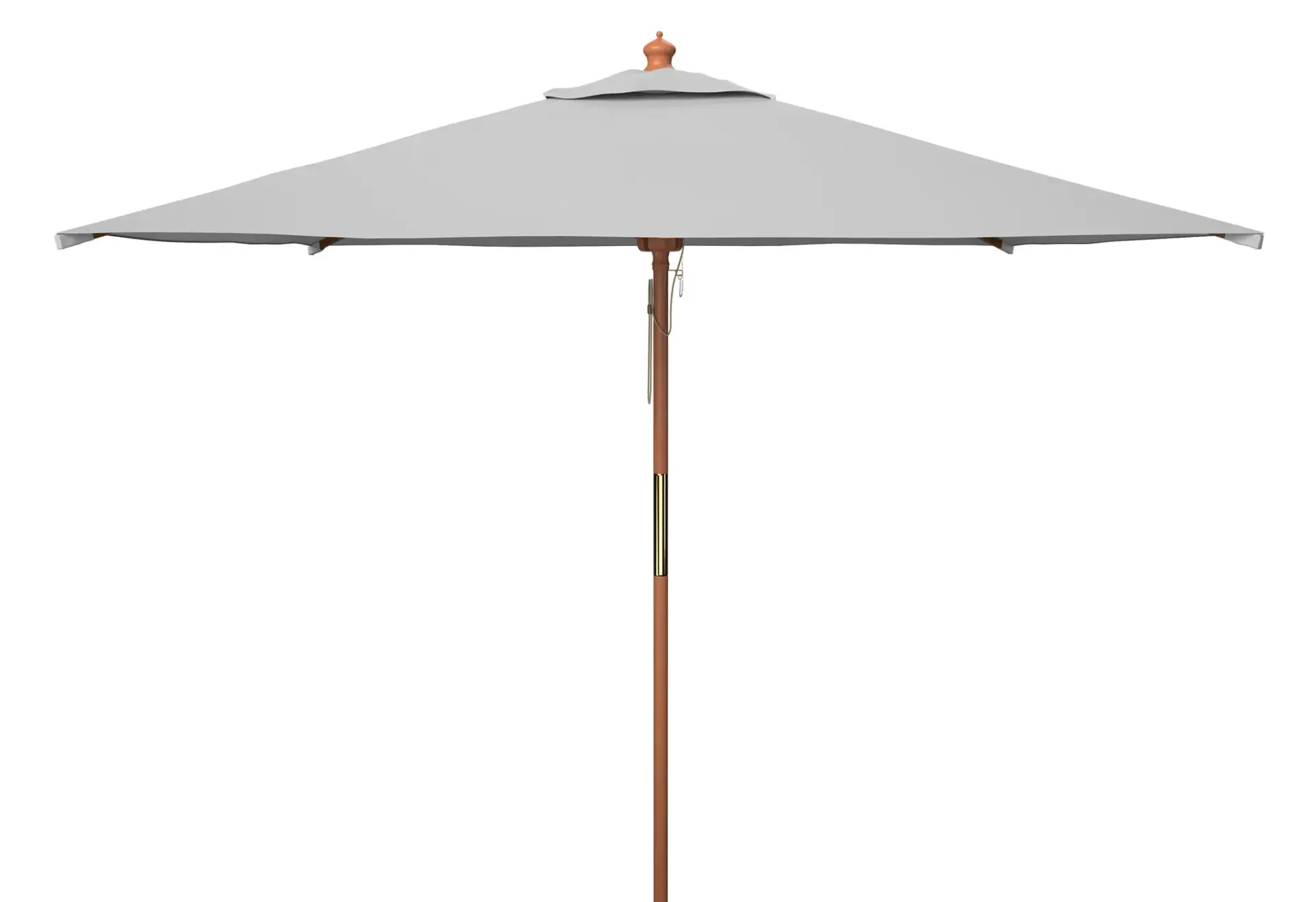 Cannes 7.5-Foot Square Wood Umbrella