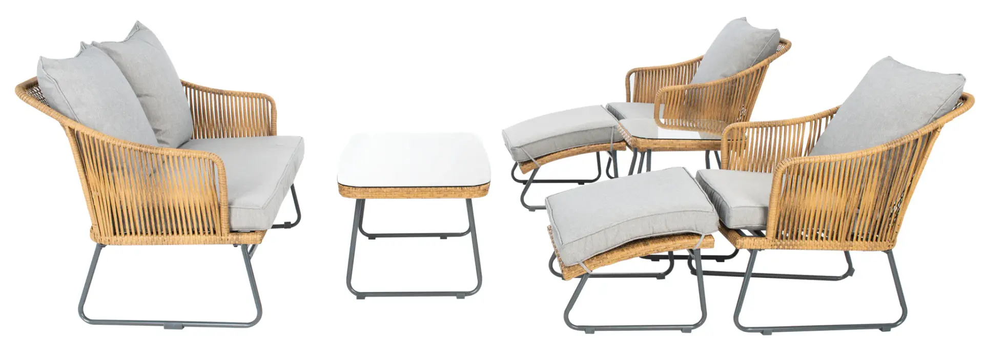Lonra Seven-Piece Lounger Set