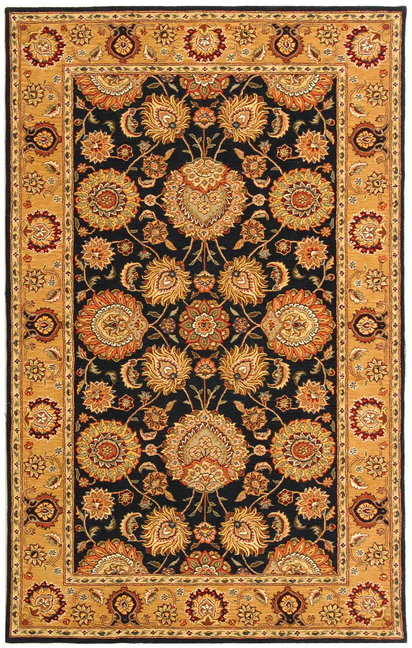 Persian Court Floral Bordered Rug