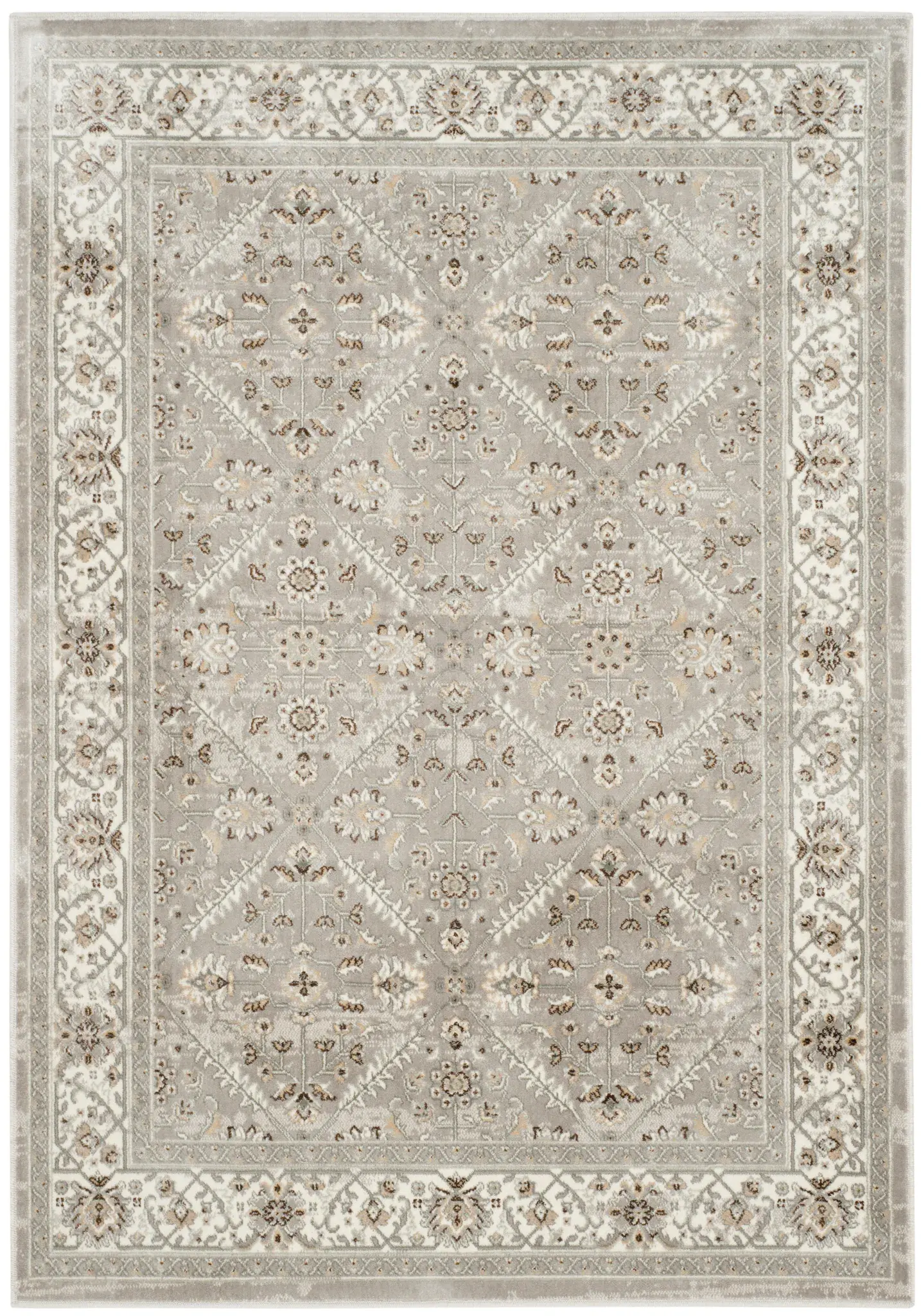 Persian Garden Diamond Lattice Viscose Rug