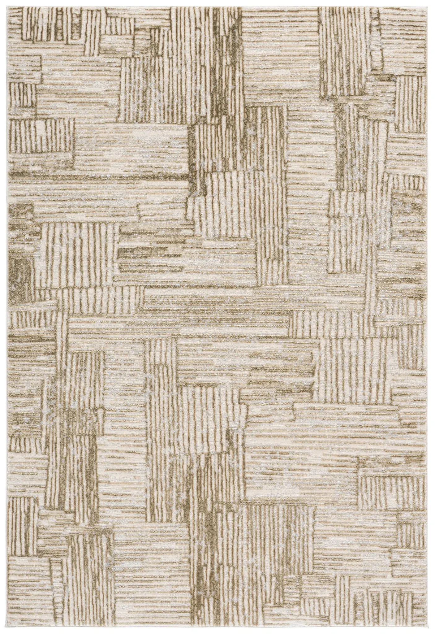 Pearl Modern Crosshatch Rug
