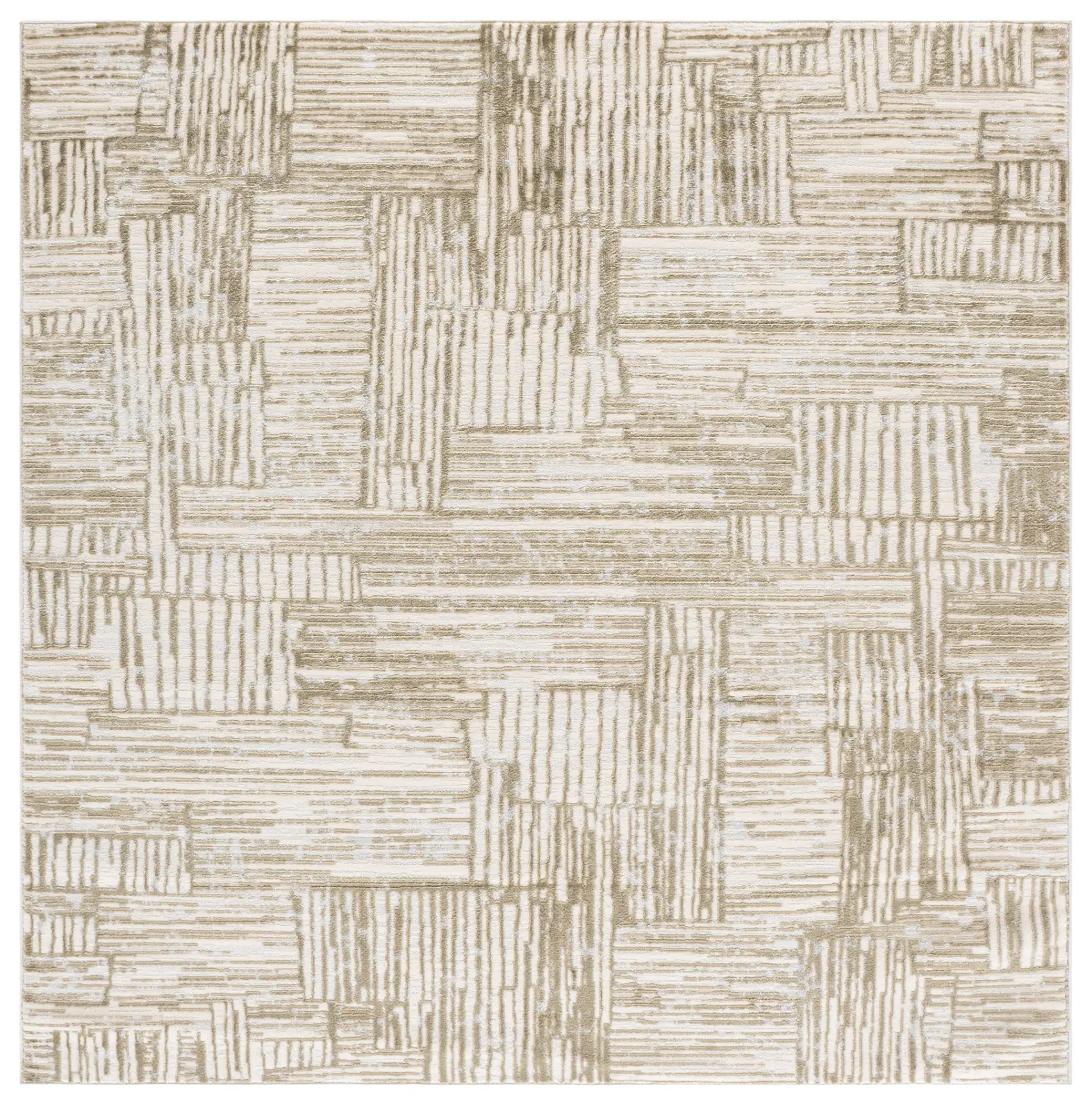 Pearl Modern Crosshatch Rug