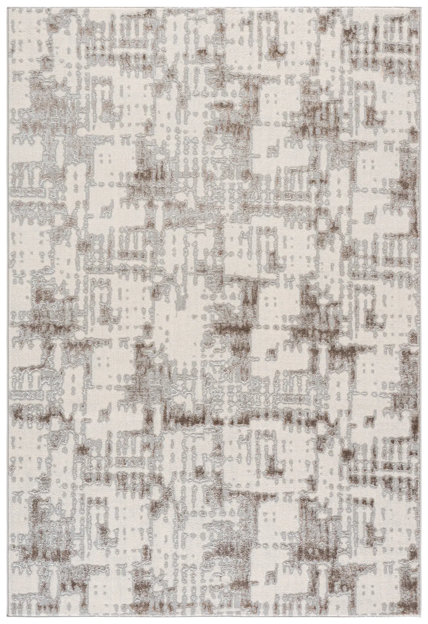 Pearl Modern Crosshatch Rug