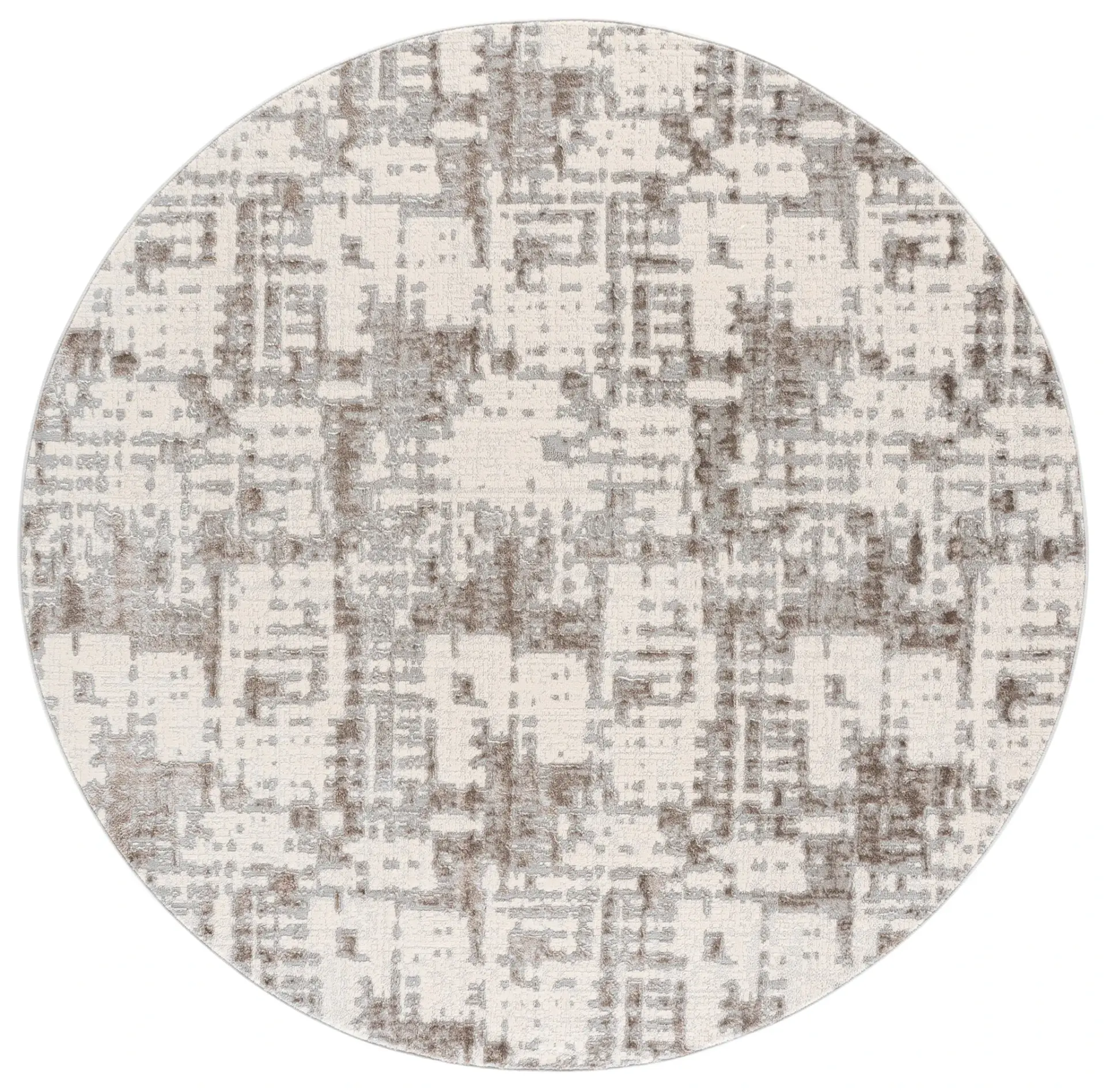 Pearl Modern Crosshatch Rug