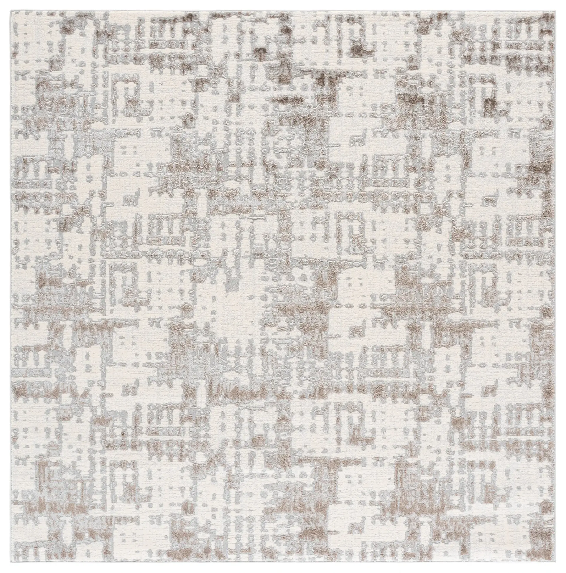 Pearl Modern Crosshatch Rug