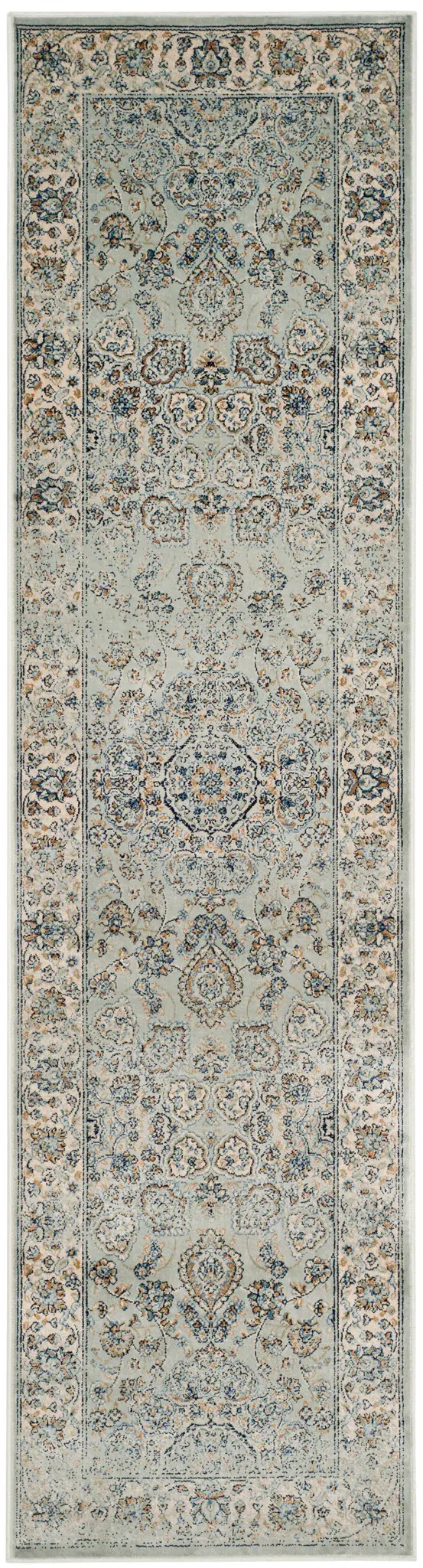 Persian Garden Vintage Classic Medallion Viscose Rug
