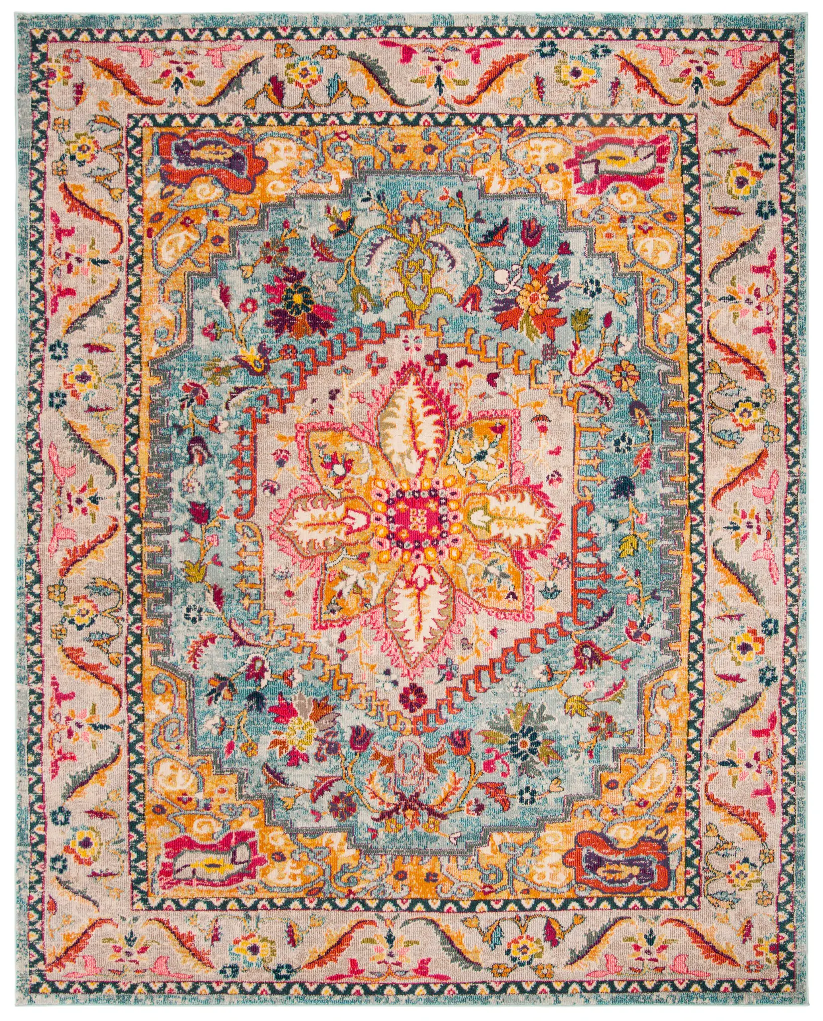 Phoenix Floral Medallion Rug