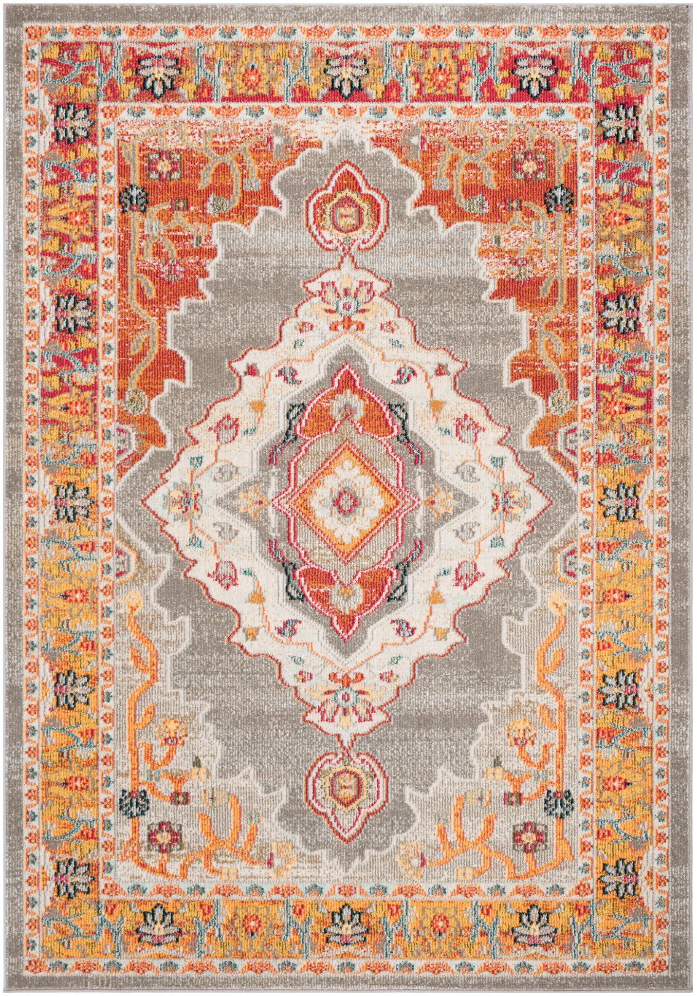 Phoenix Traditional Open Field Medallion Rug