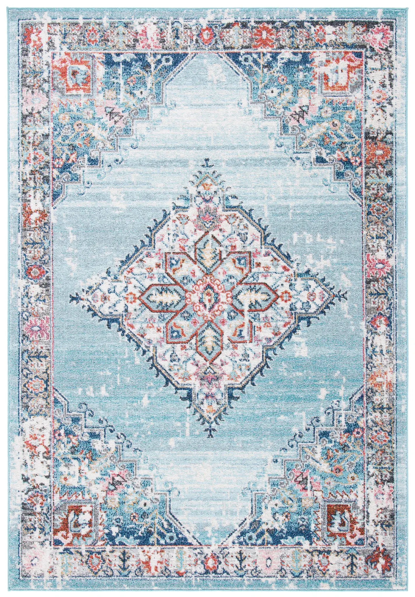 Phoenix Pointed Diamond Medallion Rug