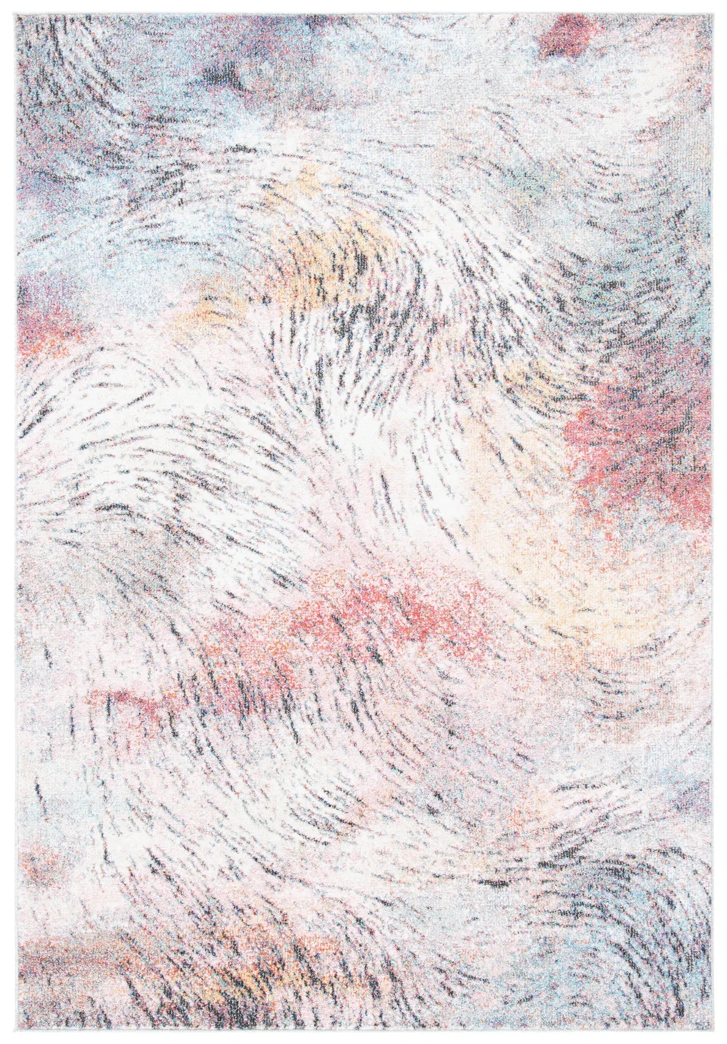 Phoenix Swirling Wave Rug