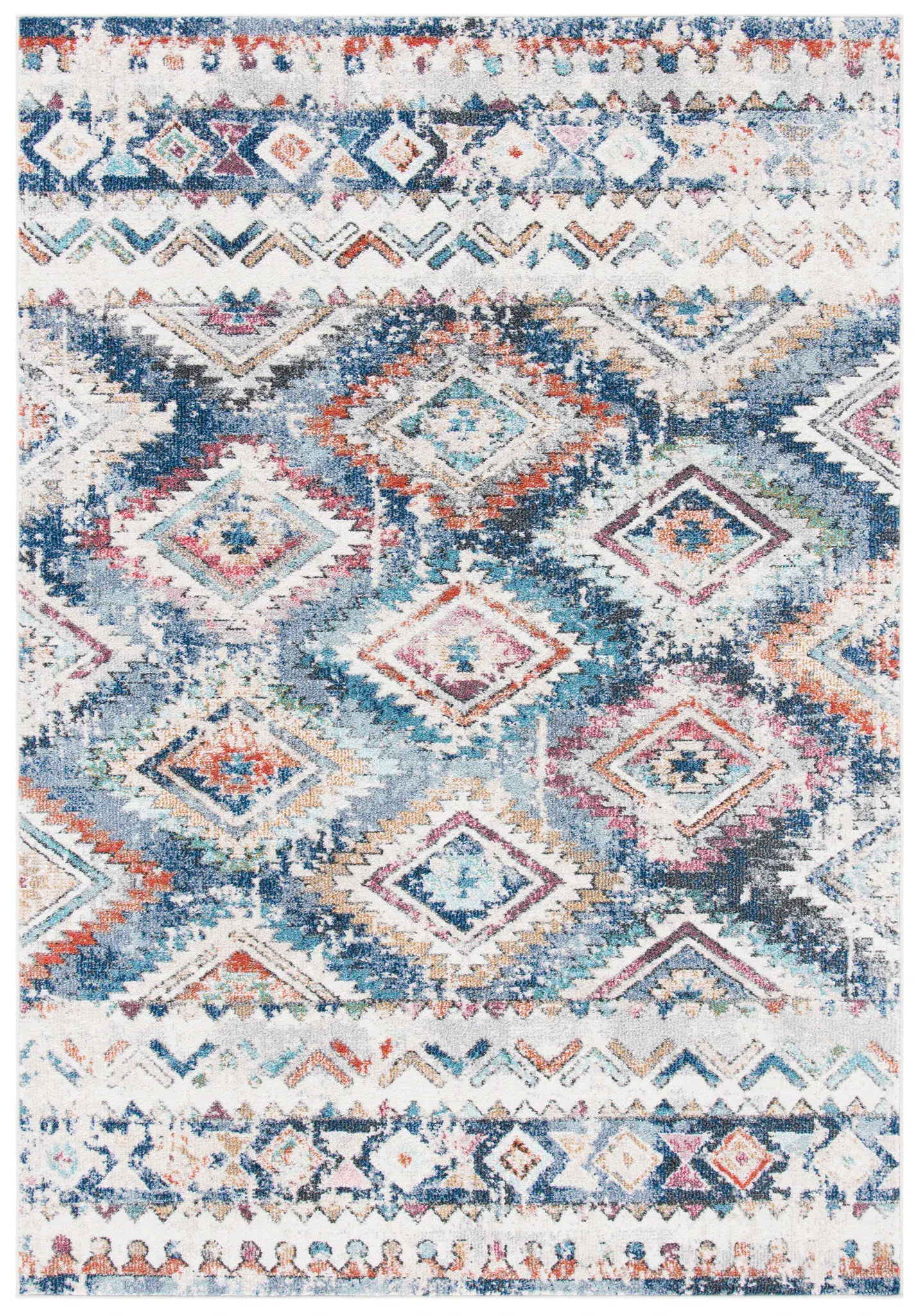 Phoenix Banded Diamond Rug
