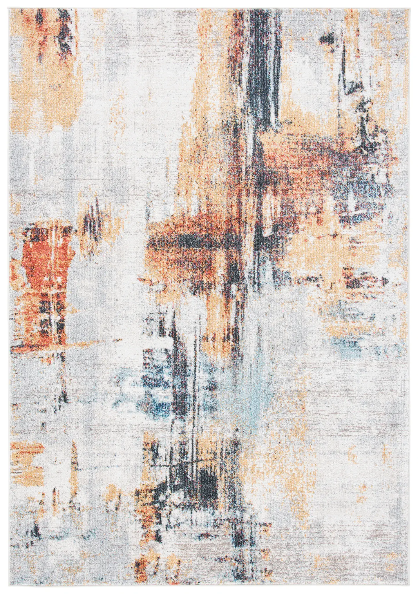 Phoenix Abstract Brushstroke Rug
