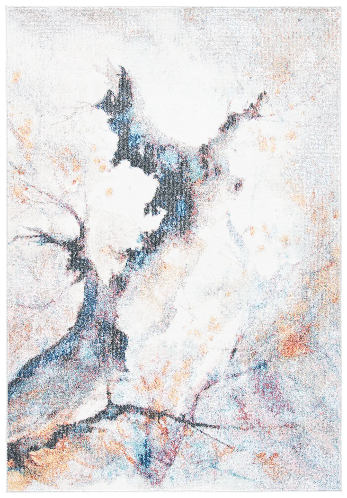 Phoenix Abstract Watercolor Rug