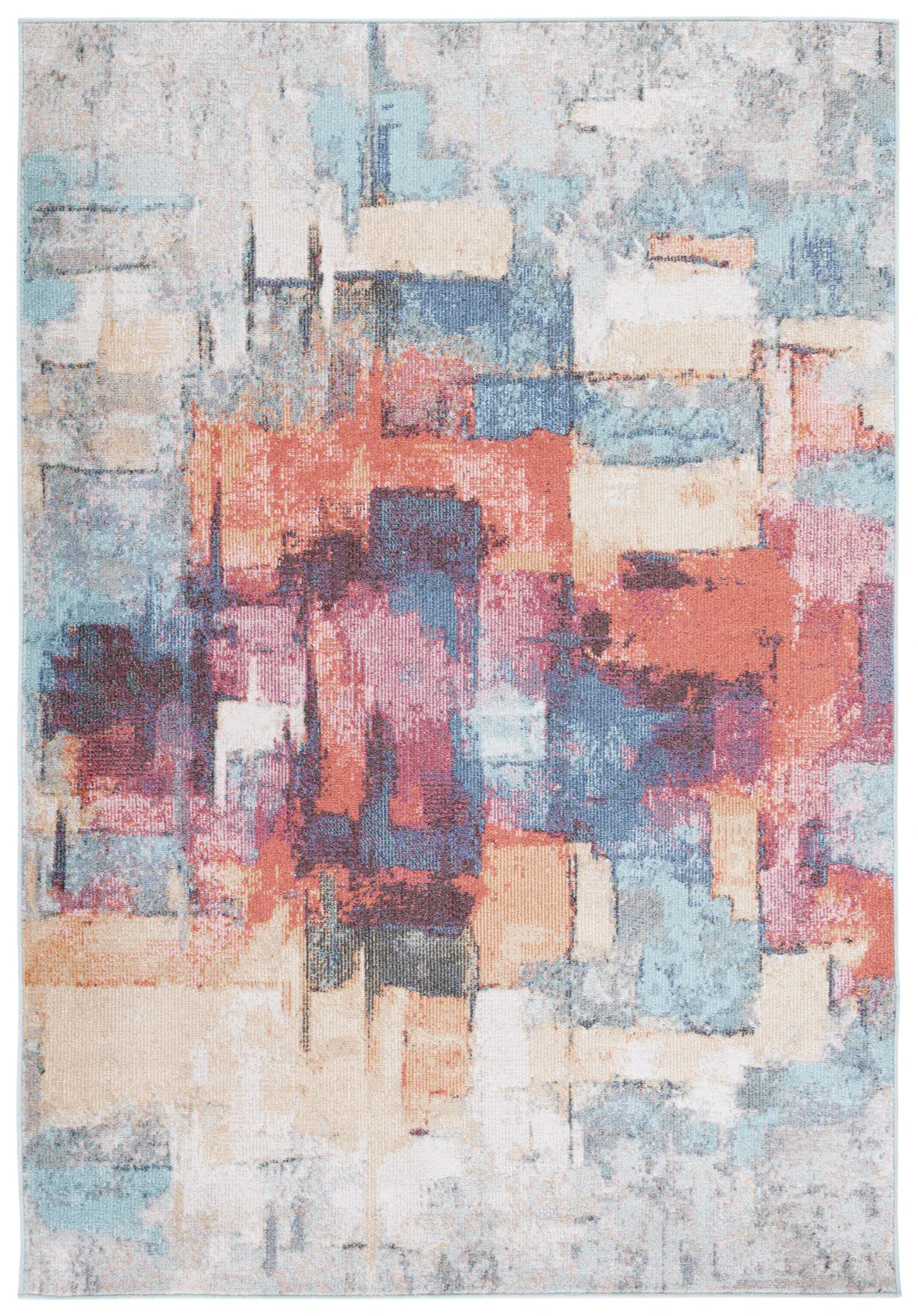 Phoenix Painterly Block Rug