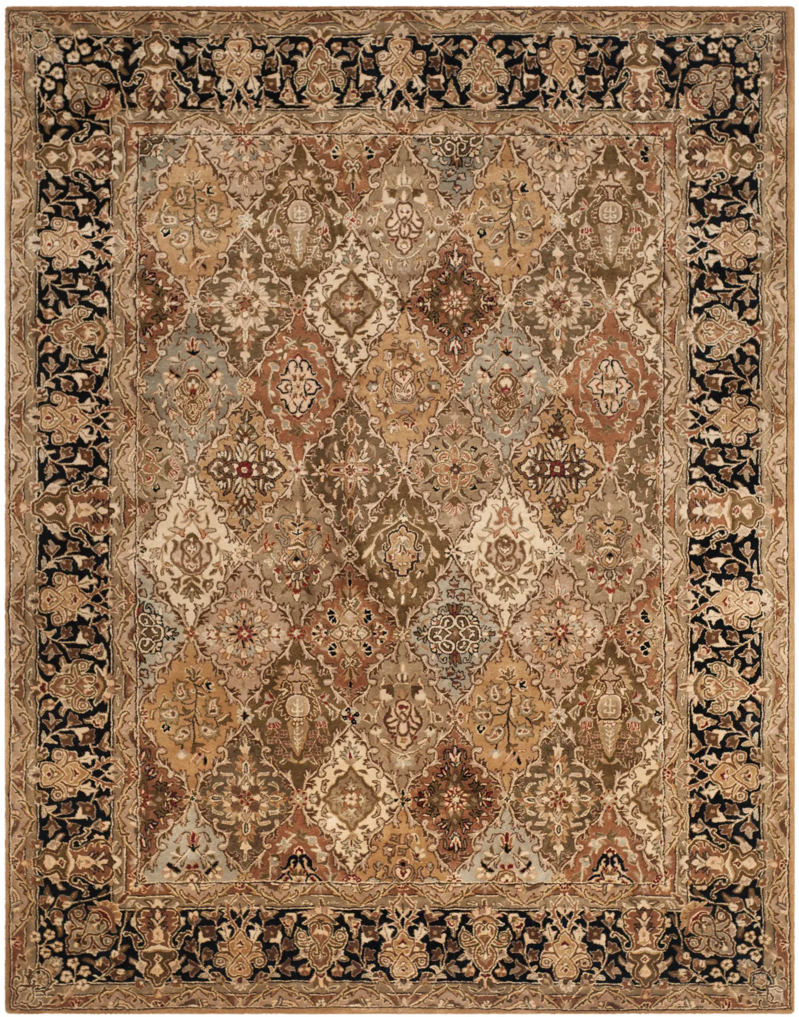 Persian Legend Floral Lattice Bordered Wool Rug