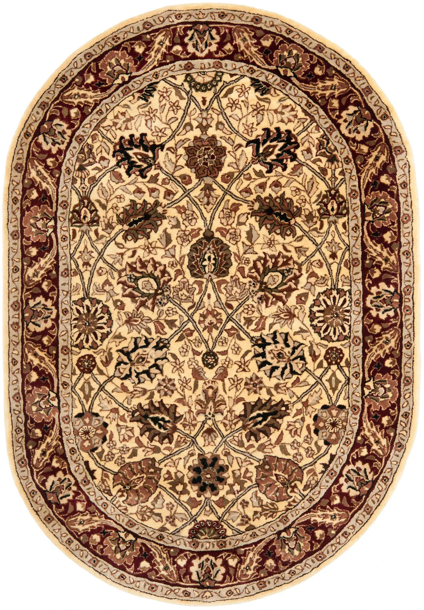 Persian Legend Floral Bordered Wool Rug