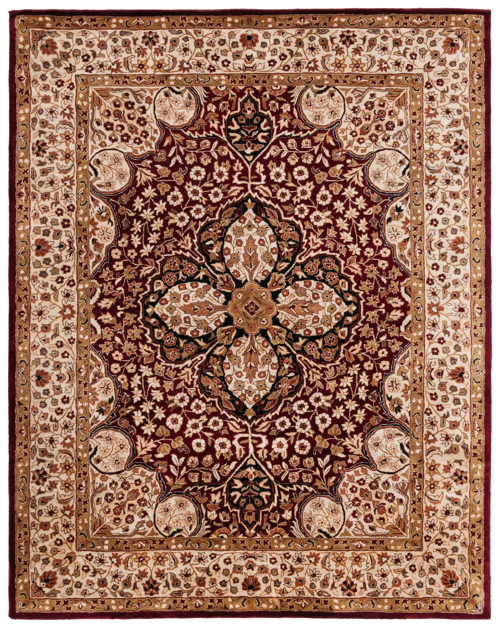 Persian Legend Floral Medallion Wool Rug