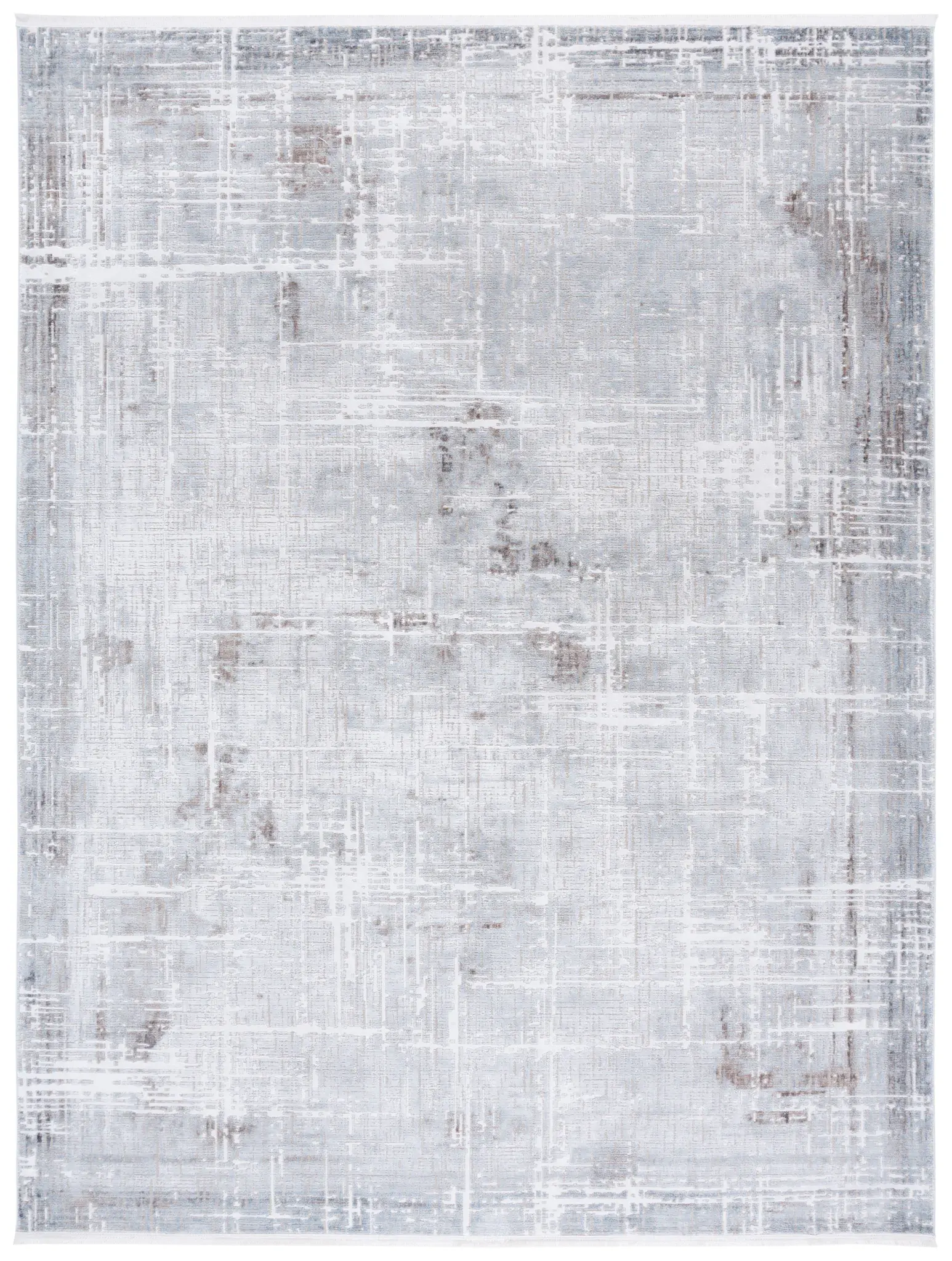 Platinum Crosshatch Rug