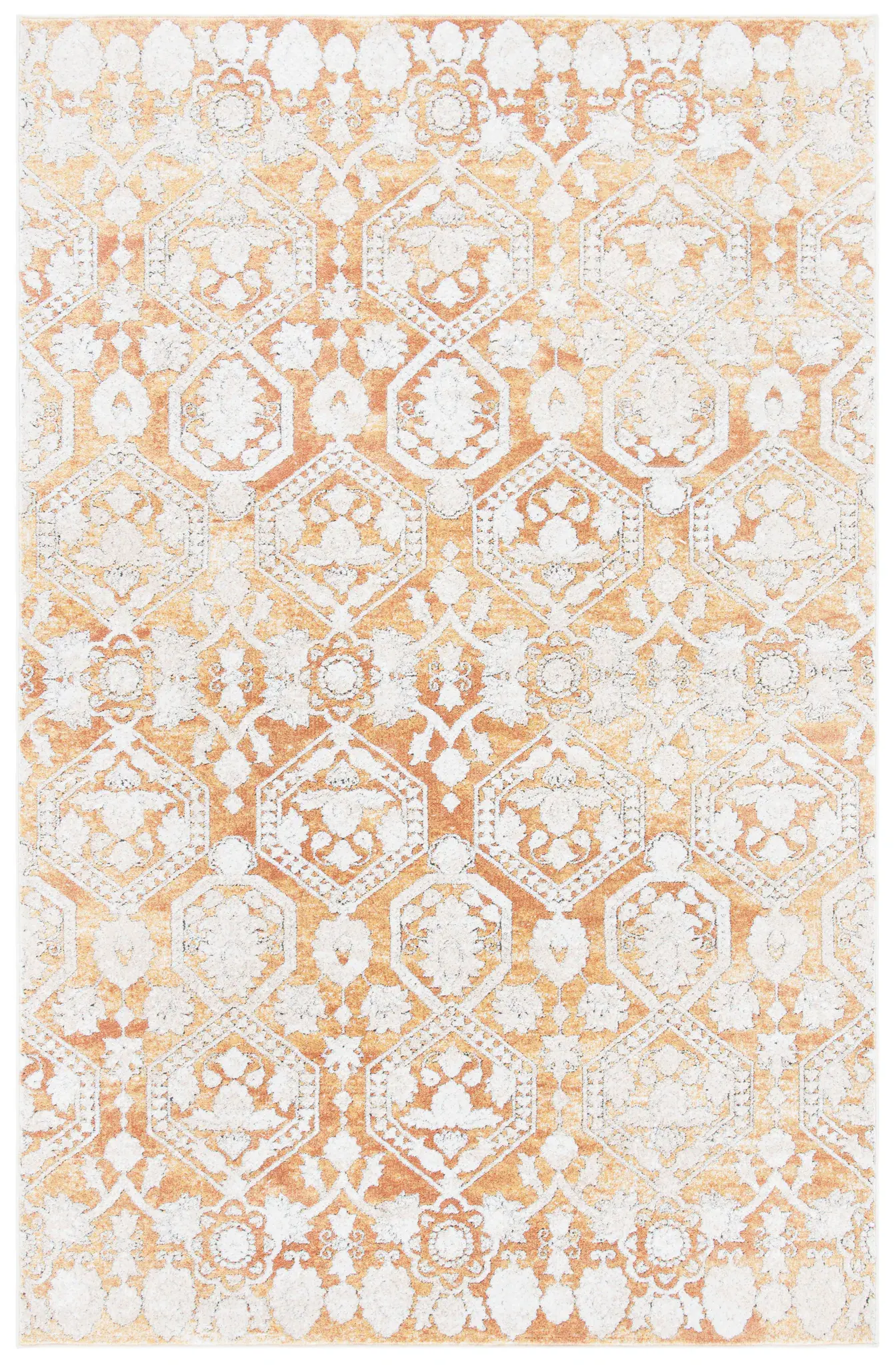 Palermo Hexagon Tile Viscose Rug