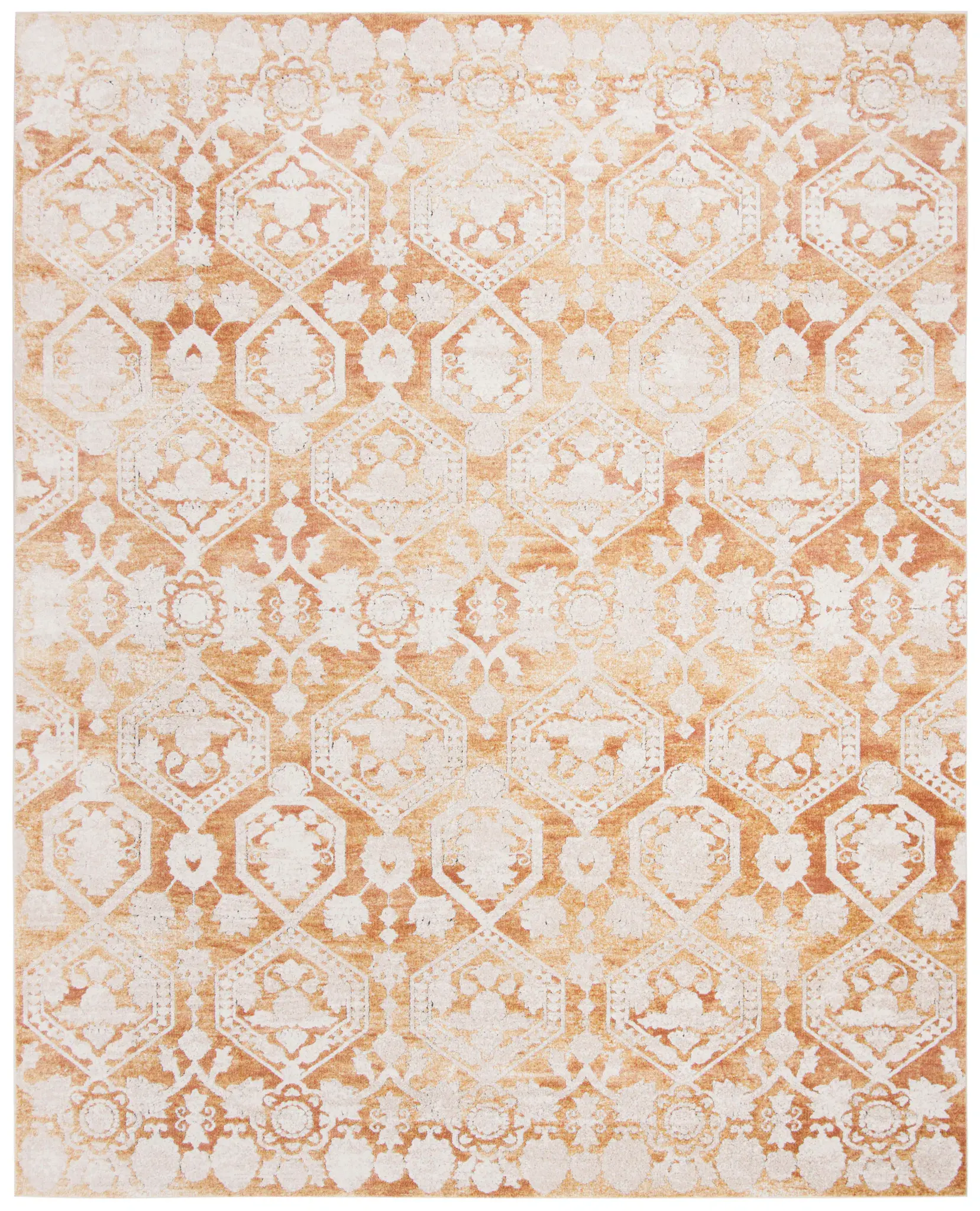 Palermo Hexagon Tile Viscose Rug