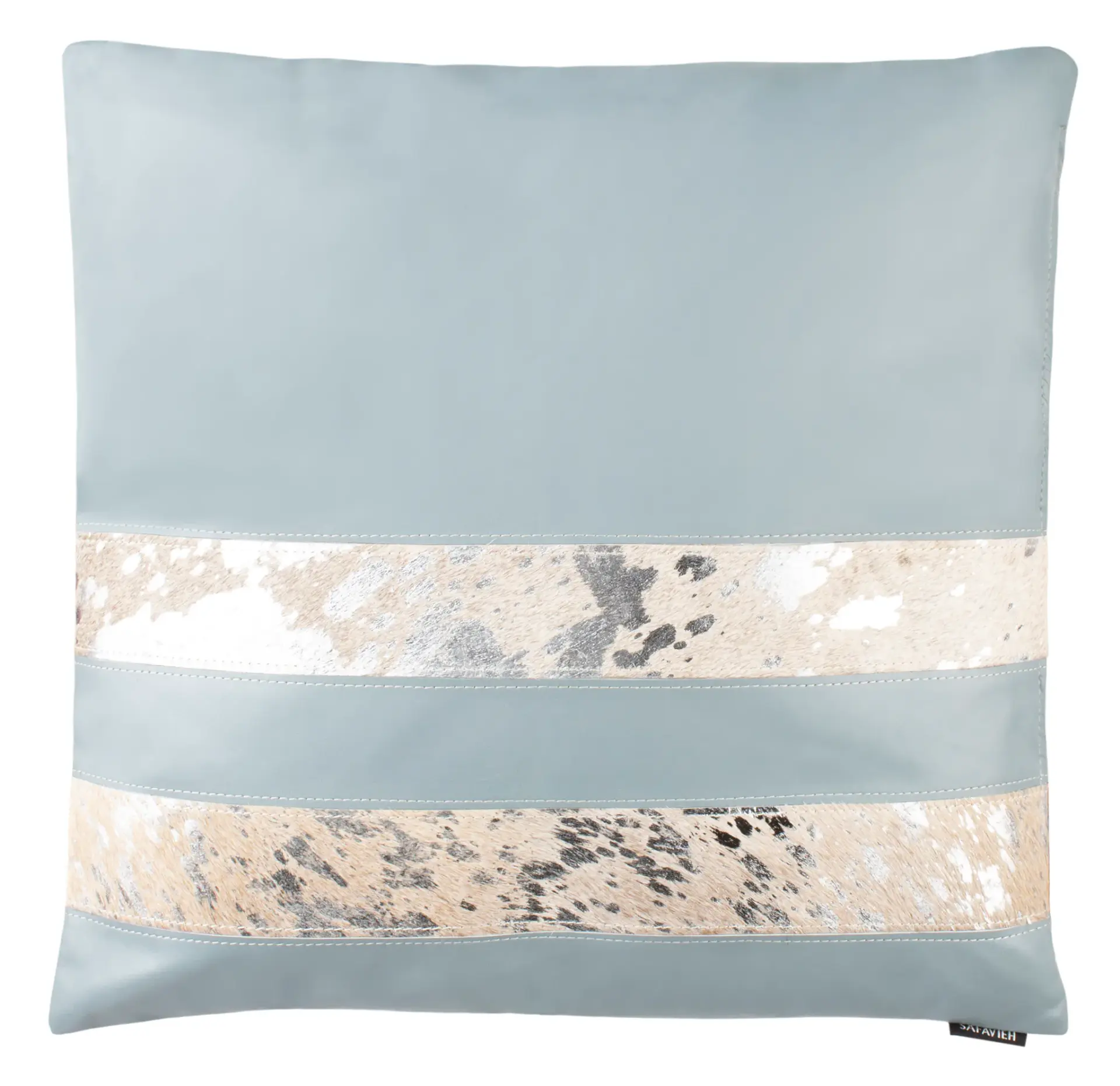 Kinston Metallic Cowhide Pillow