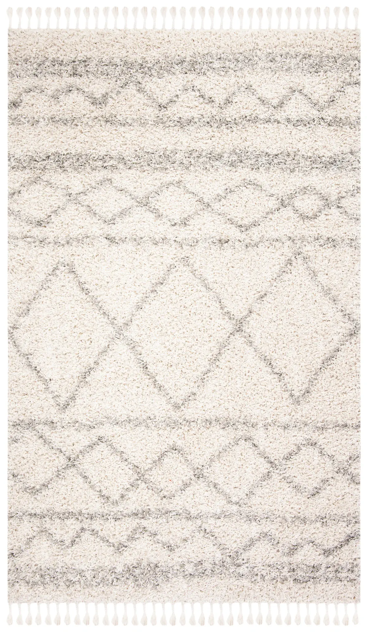 Pro Lux Diamond Banded Shag Rug