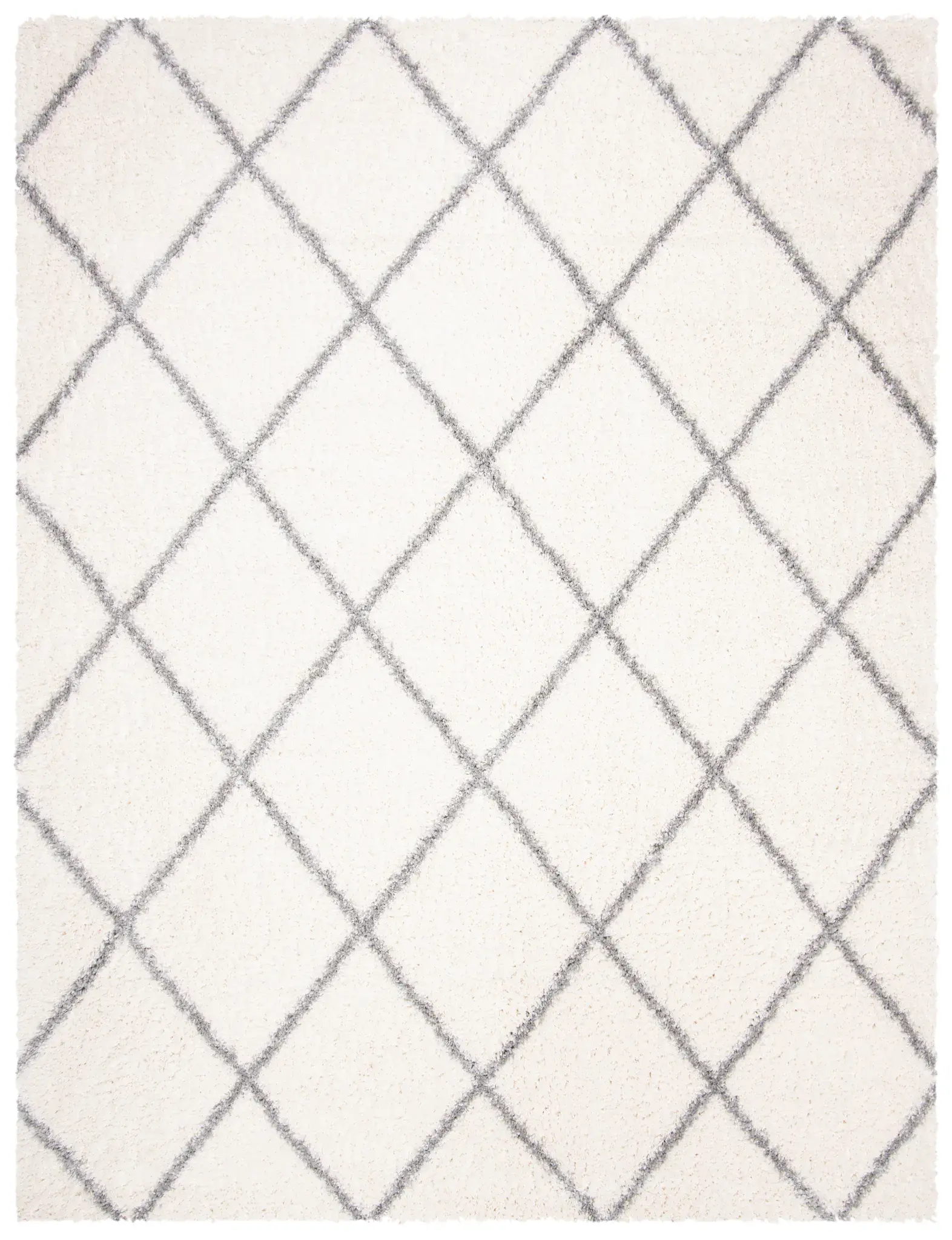 Parma Diamond Trellis Shag Rug