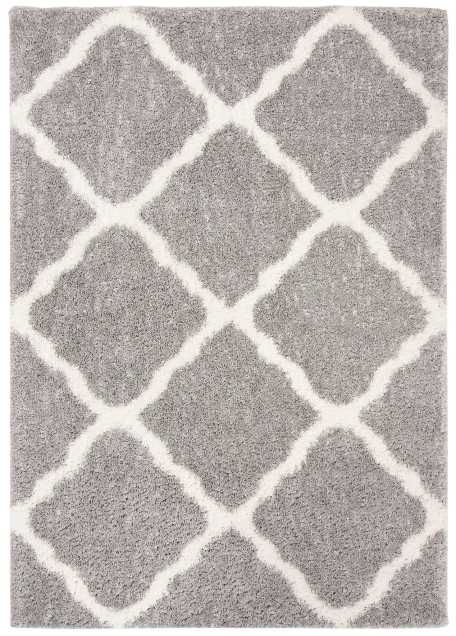 Parma Curved Trellis Shag Rug