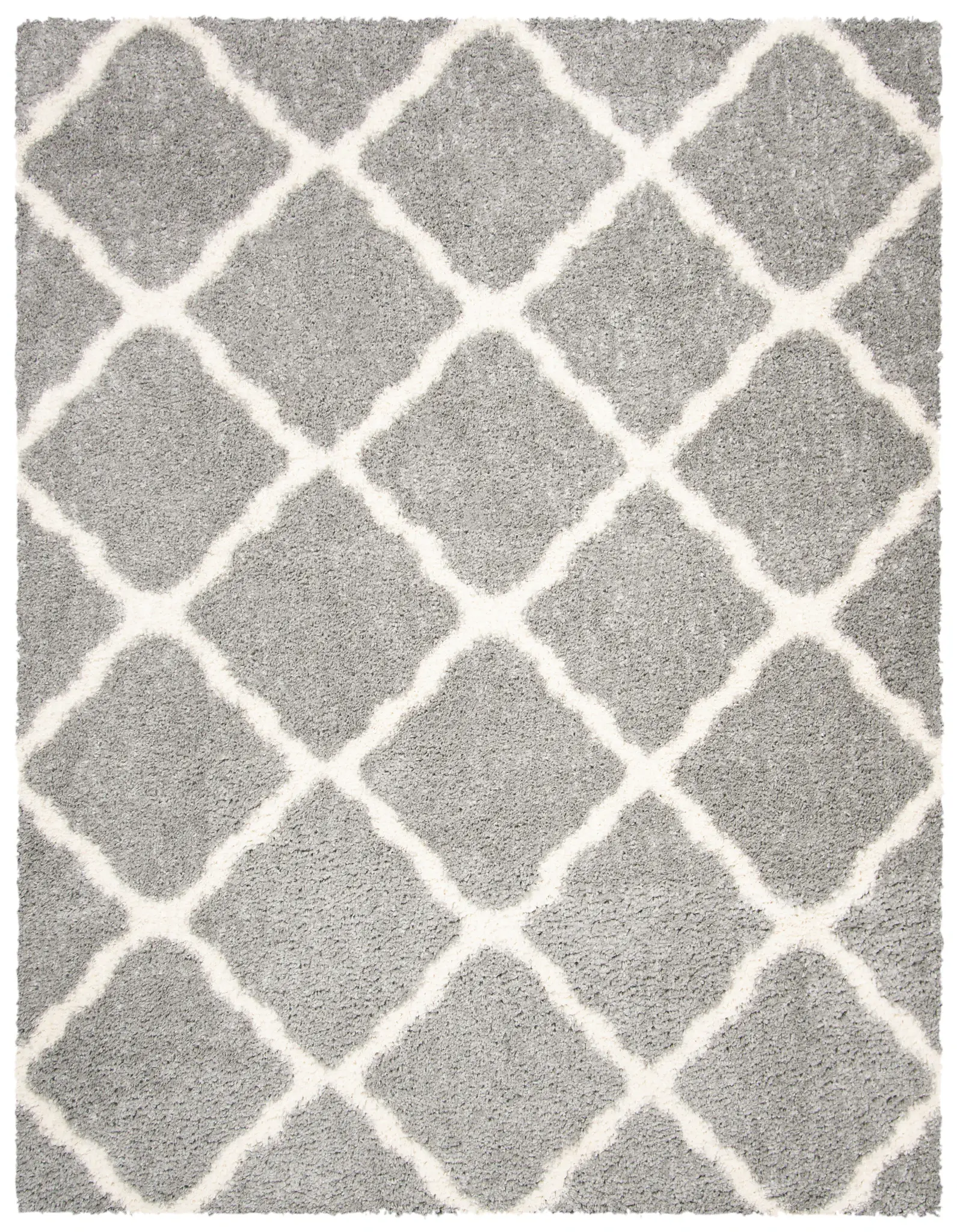Parma Curved Trellis Shag Rug