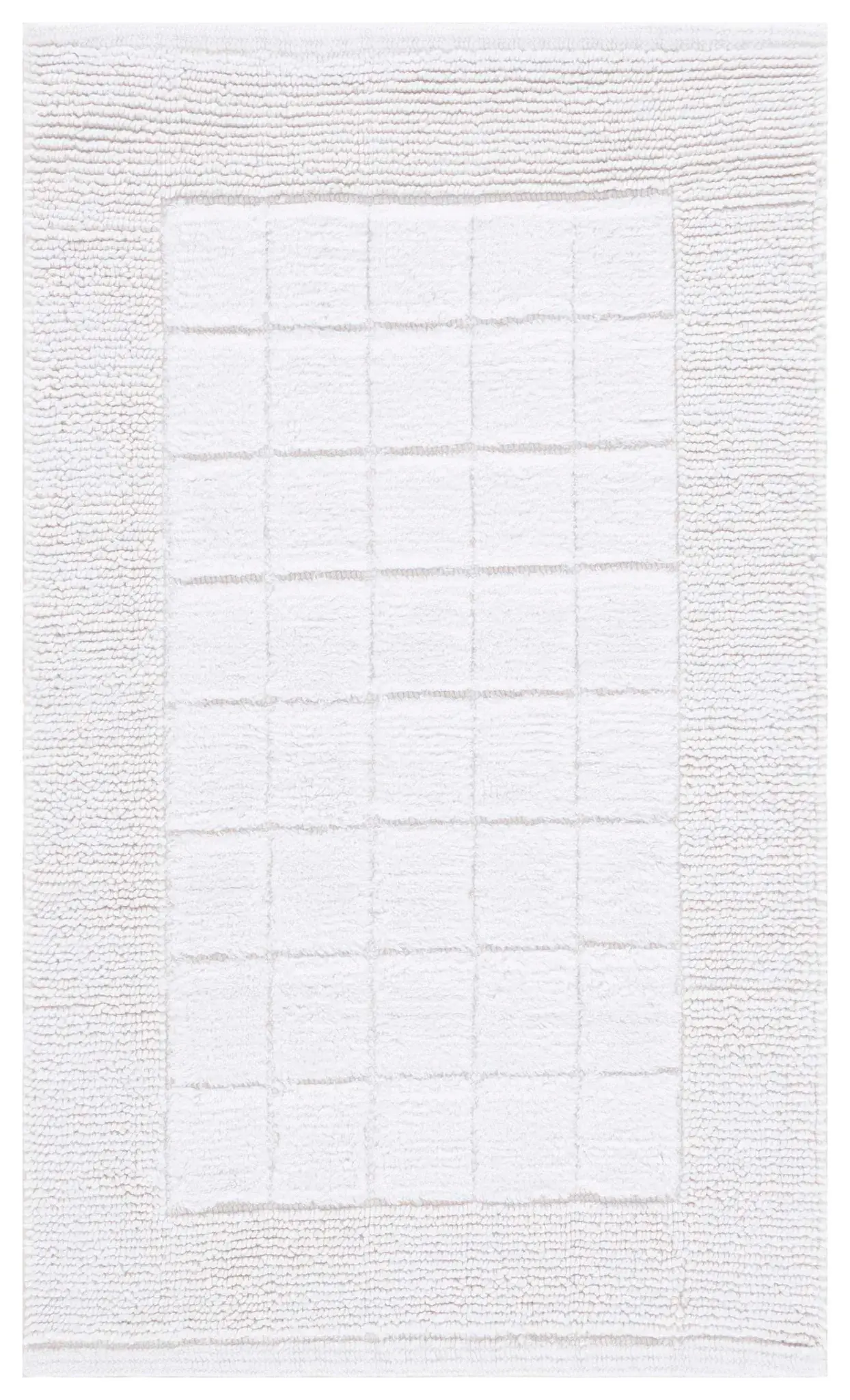 Bennett Border Grid Cotton Bathmat (Set of 2)
