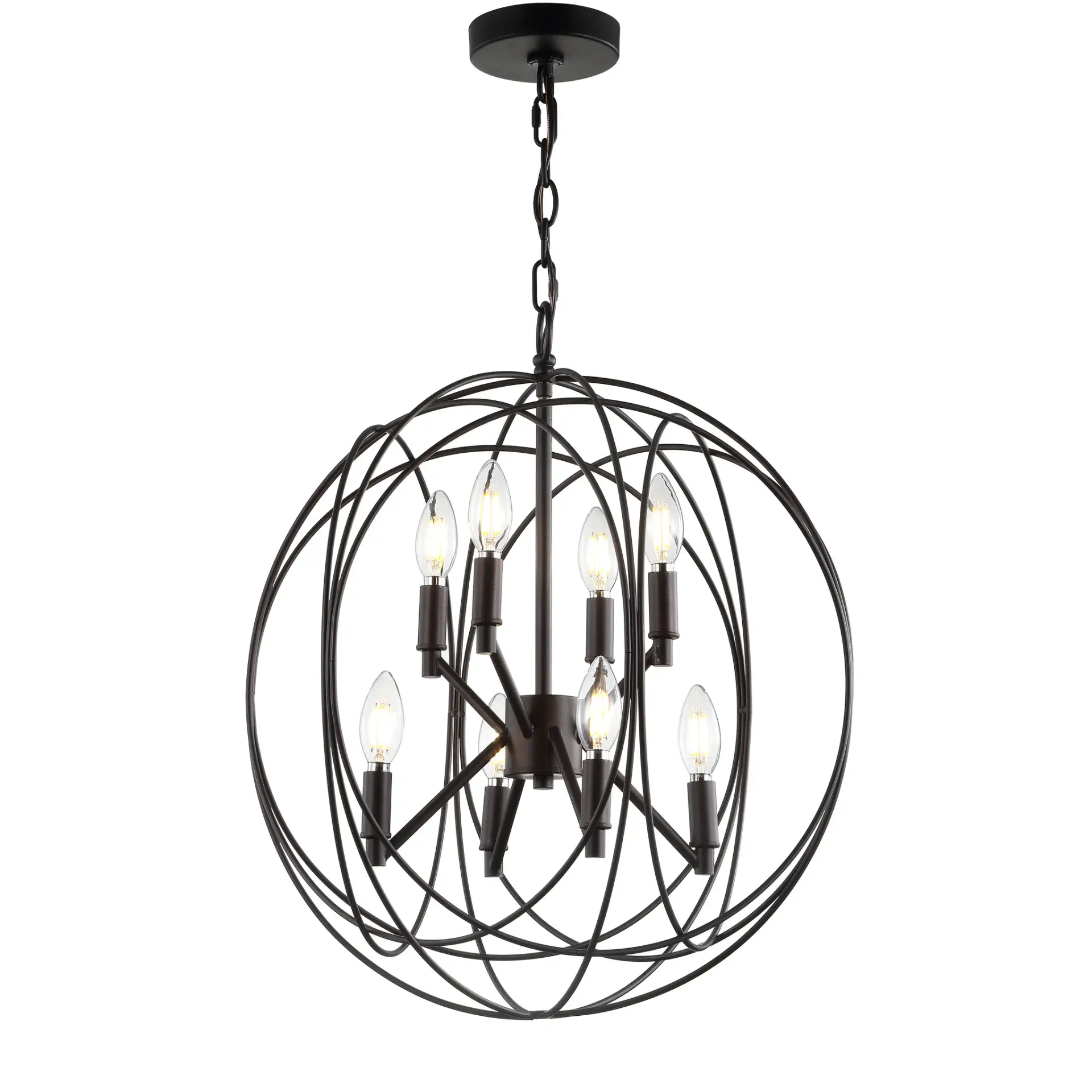 Raylon Eight-Light Pendant