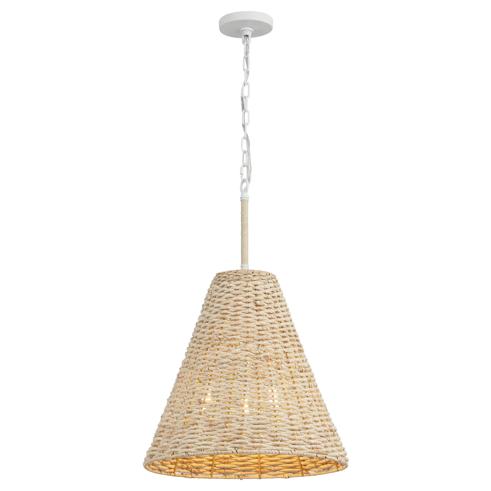 Hajari Iron / Rattan Pendant Lamp