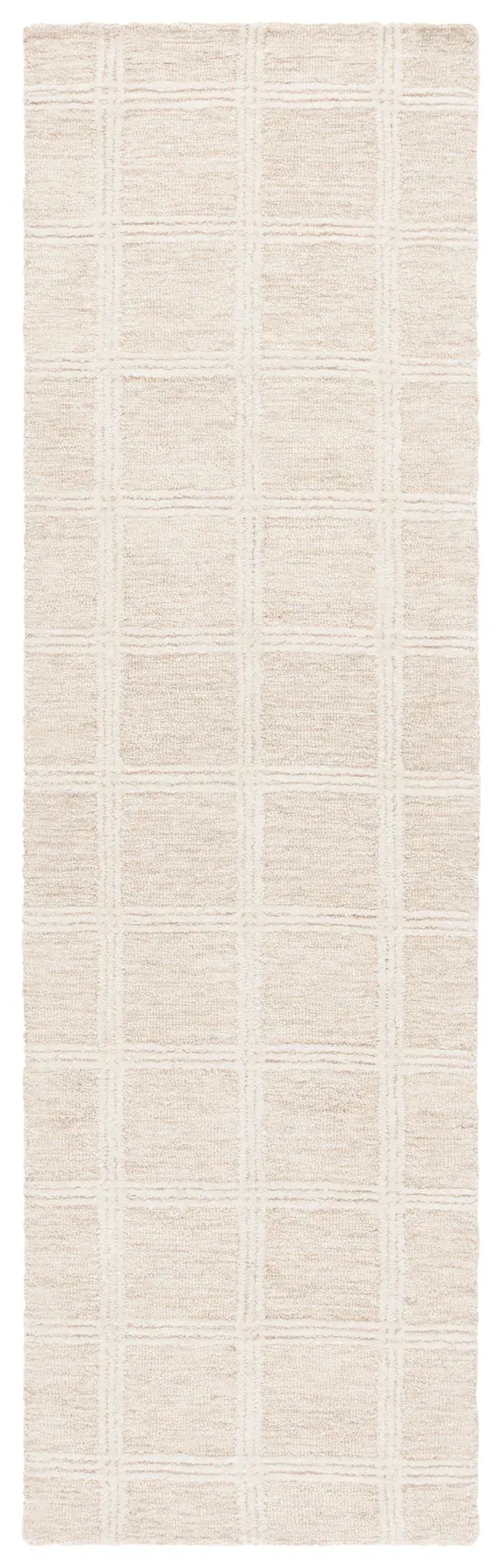 Pine Grid Hand-Tufted Wool Rug
