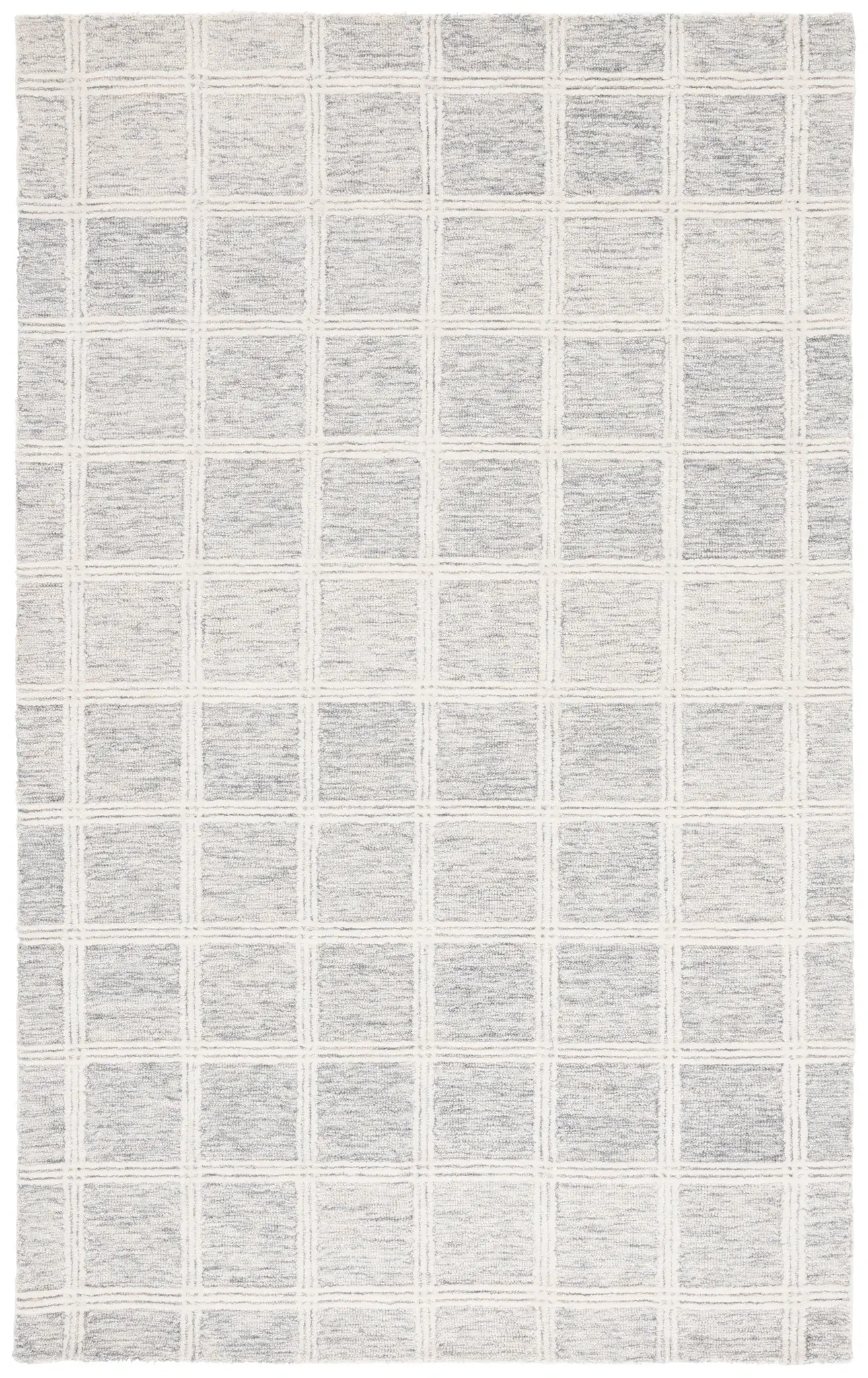 Pine Grid Hand-Tufted Wool Rug