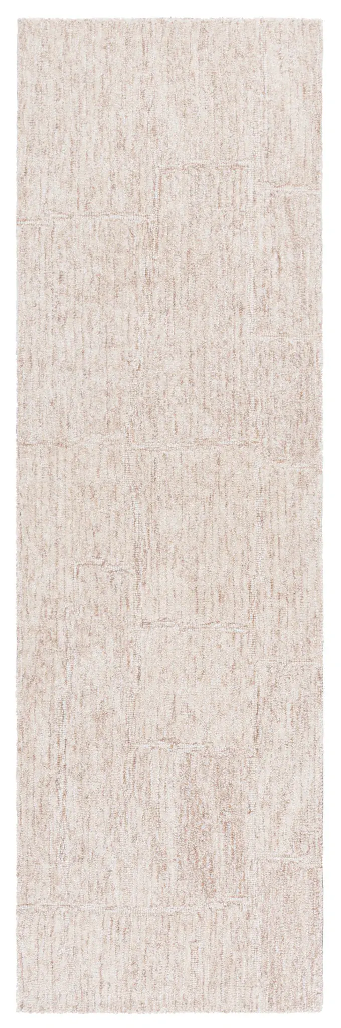 Pine Textured Block Hand-Tufted Wool Rug