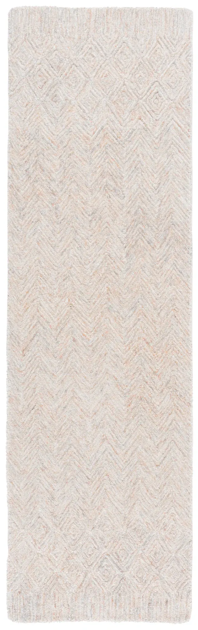 Pine Herringbone Chevron Hand-Tufted Wool Rug