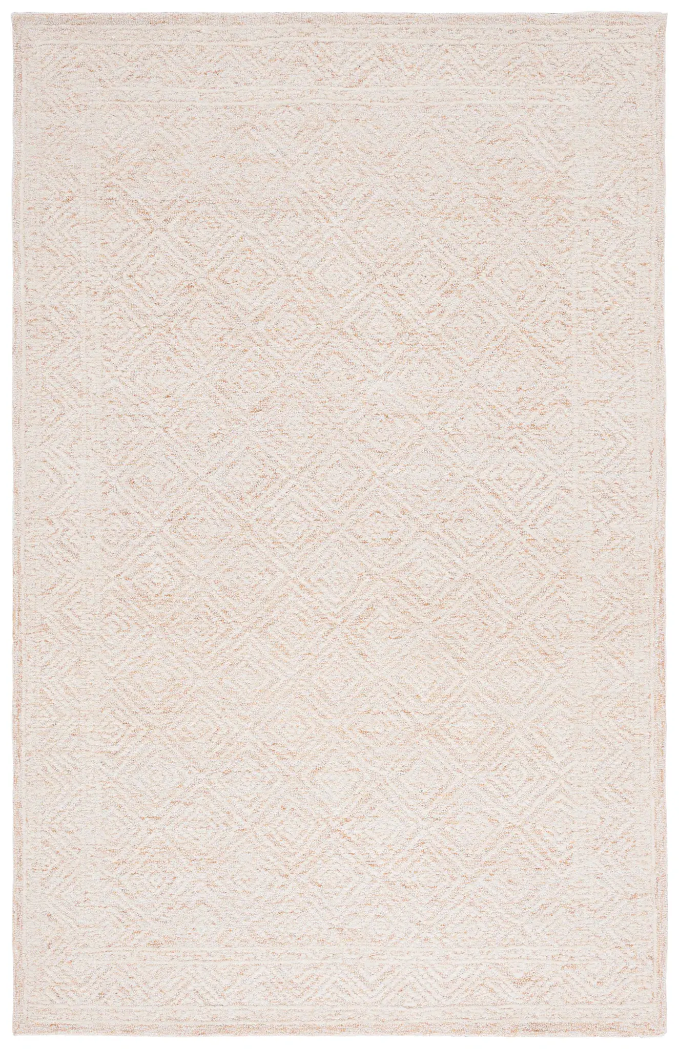 Pine Nested Diamond Hand-Tufted Wool Rug
