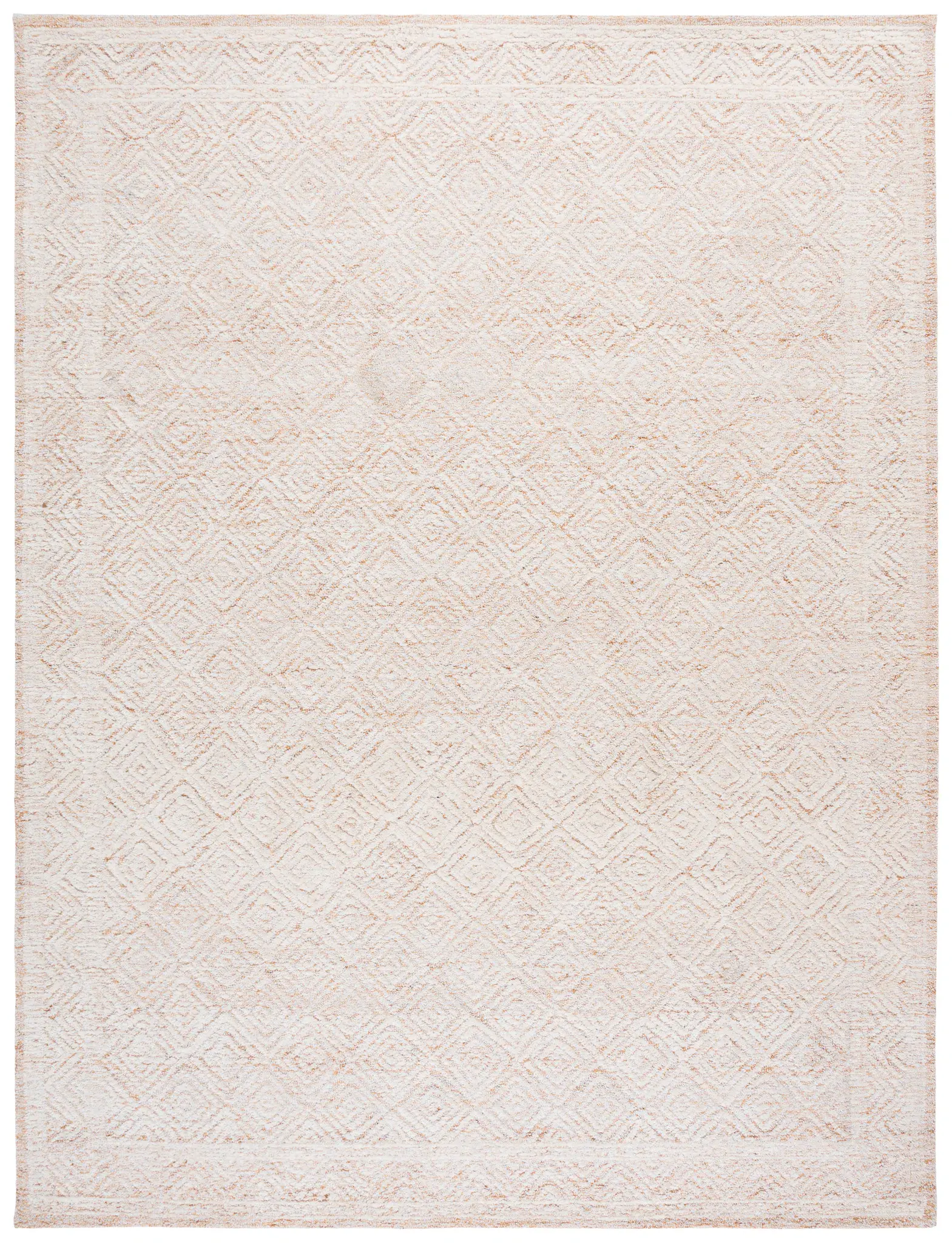 Pine Nested Diamond Hand-Tufted Wool Rug